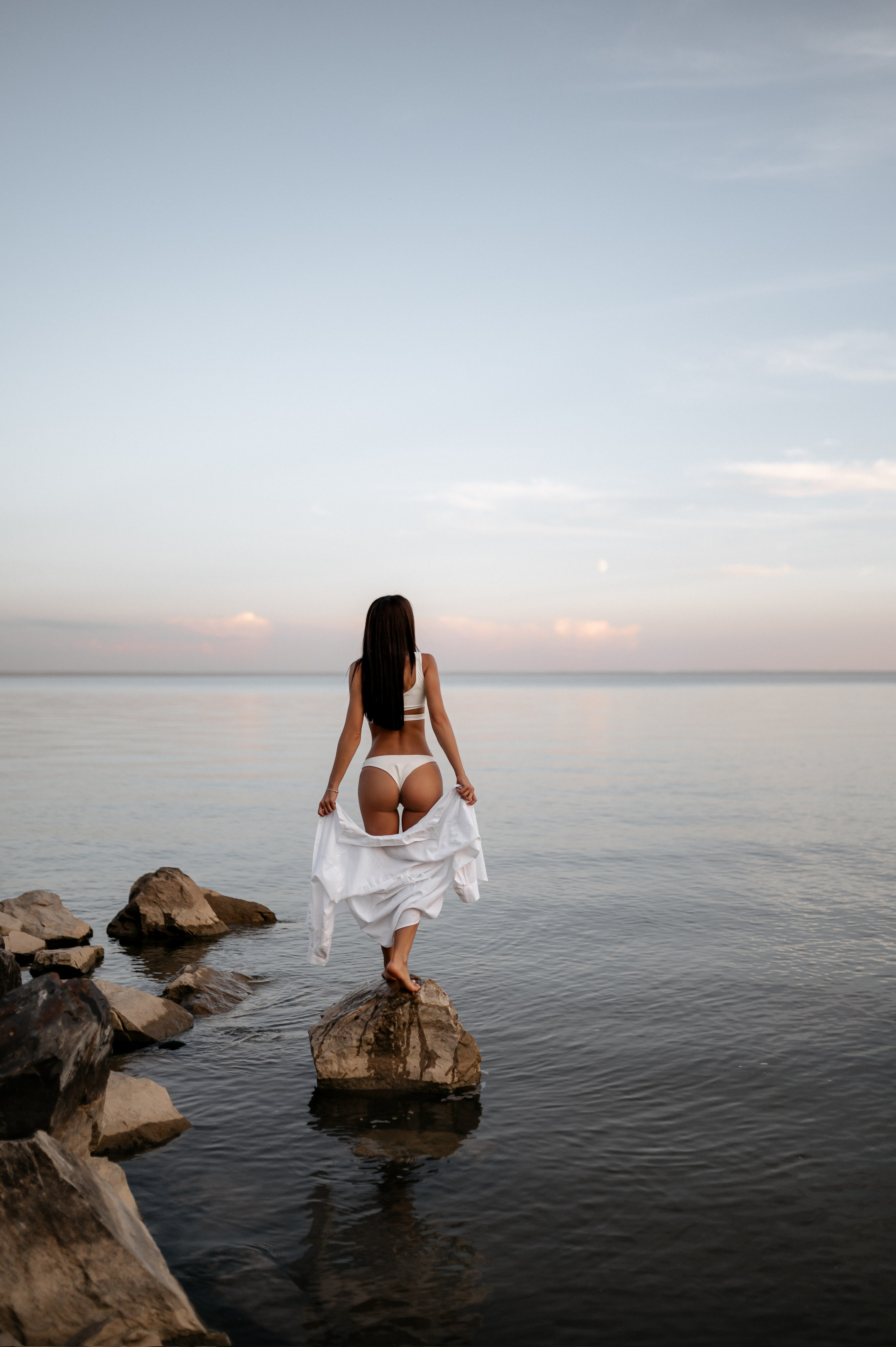 Закат на пляже. Главная