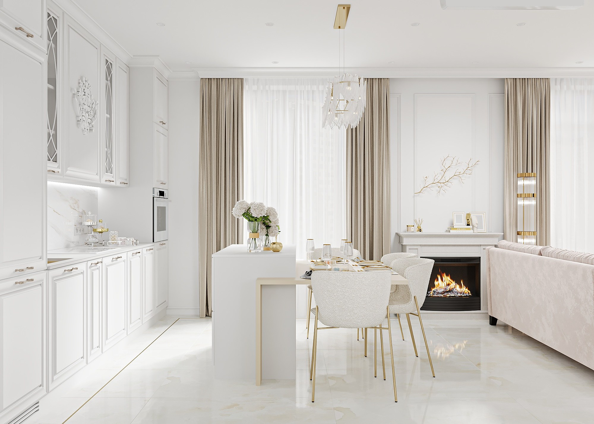 ЖК СИМВОЛ. Irina Balykina — Interior 3D Visualisation