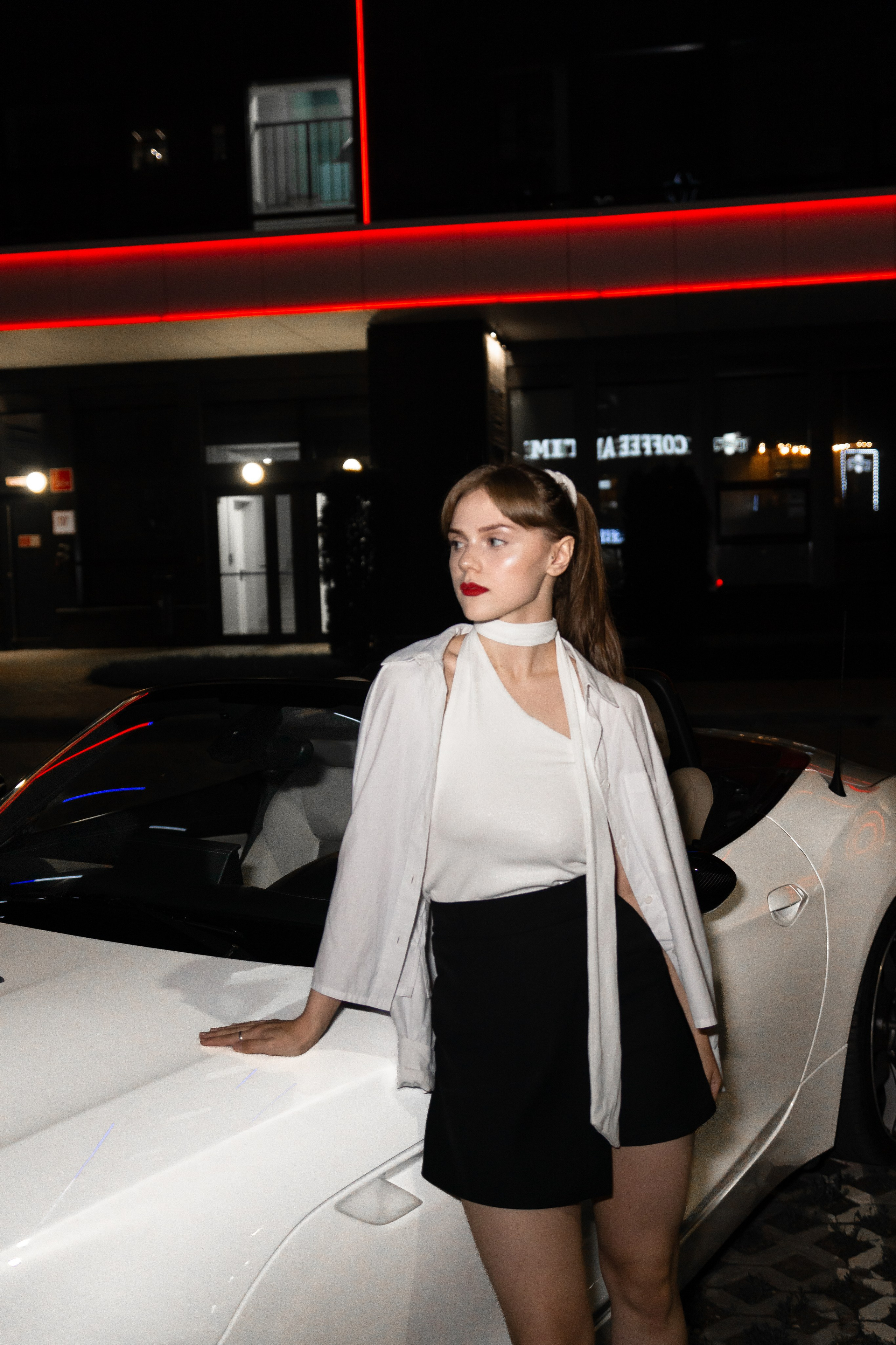 Съёмка с кабриолетом. Женский фотограф Омск, Екатерина Петрова