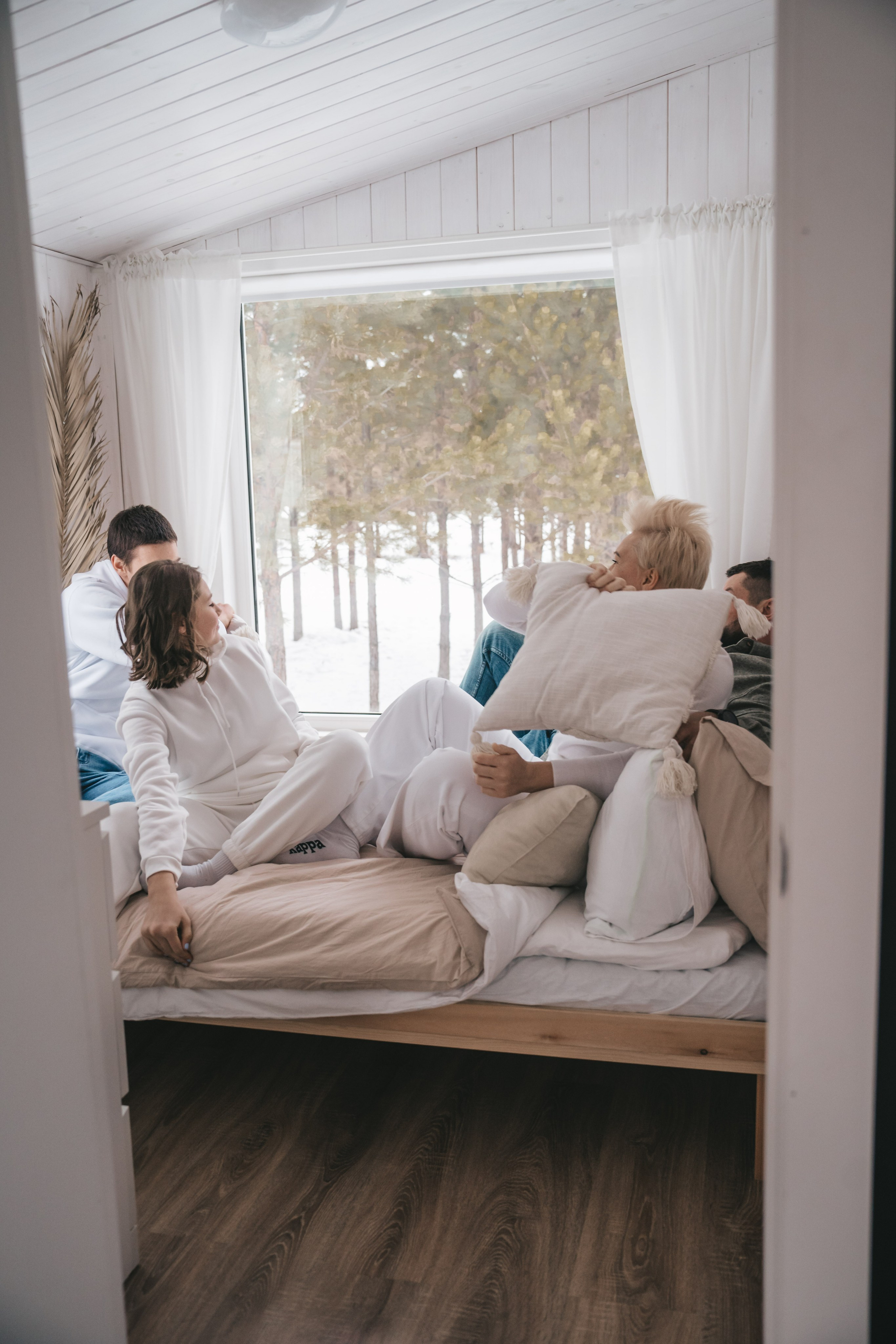 Фотосессия большой компании в домике. Семейный фотограф Екатеринбург Татьяна Девятых