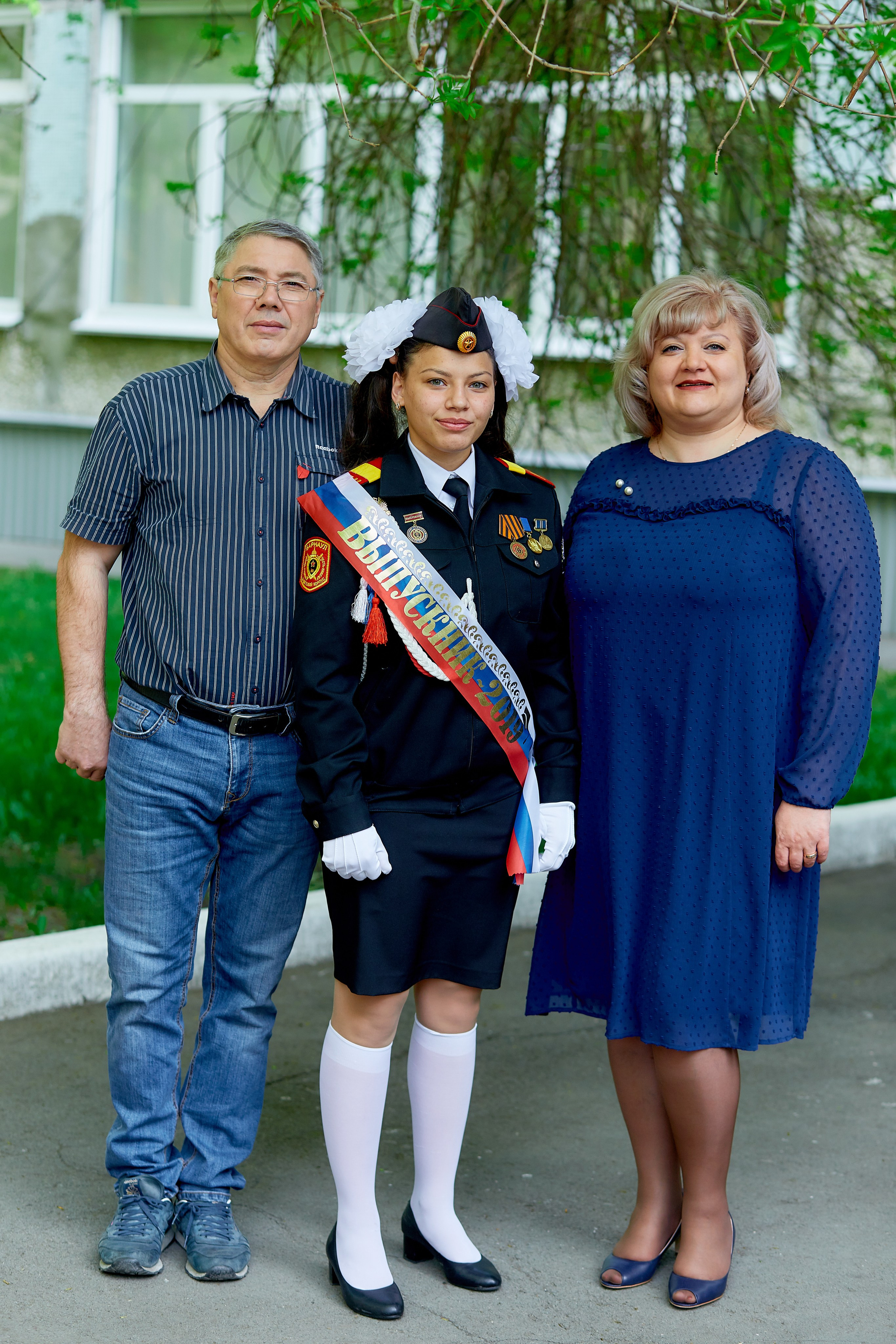 Кадеты последний звонок. Фотограф Вячеслав Фарунин