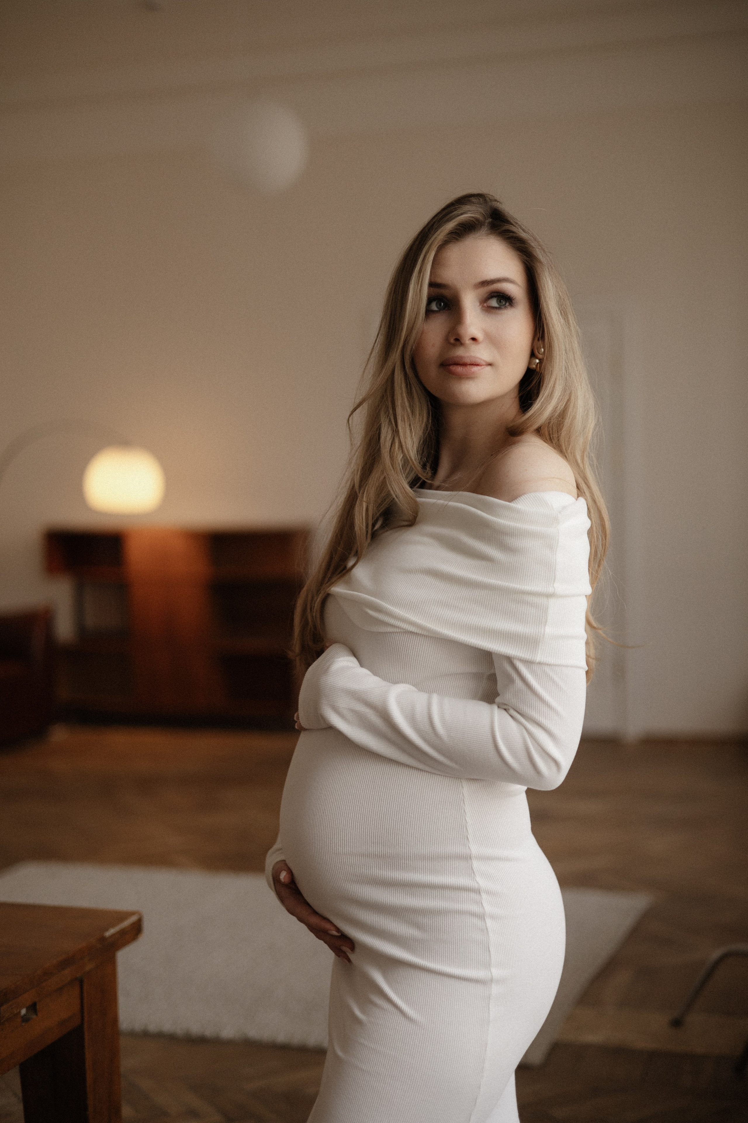 Беременная фотосессия в студии. Свадебный и портретный фотограф в Москве Анастасия Масюк