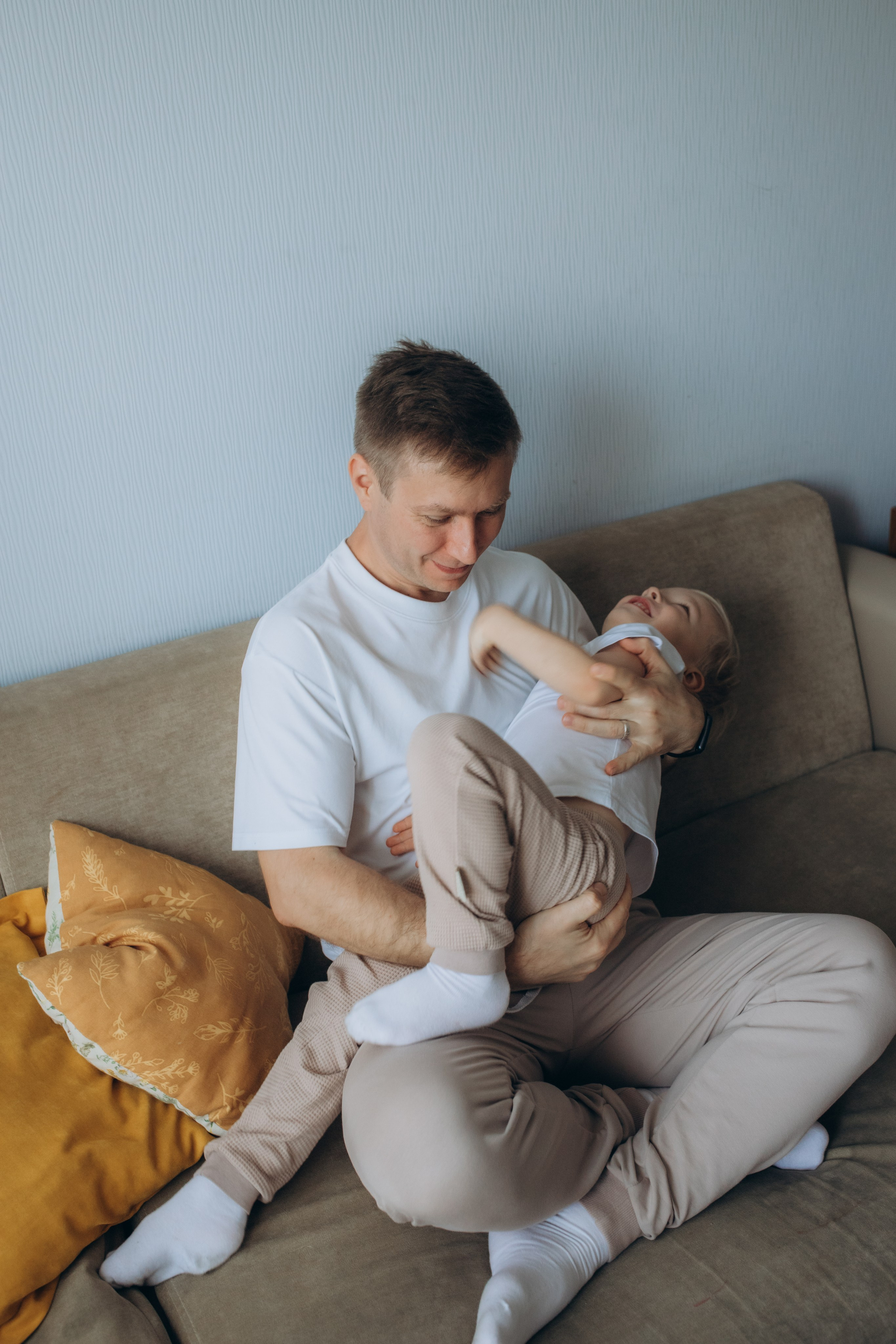 Катя, Денис и малыши. Семейный и домашний фотограф в Москве и МО Королева Валерия