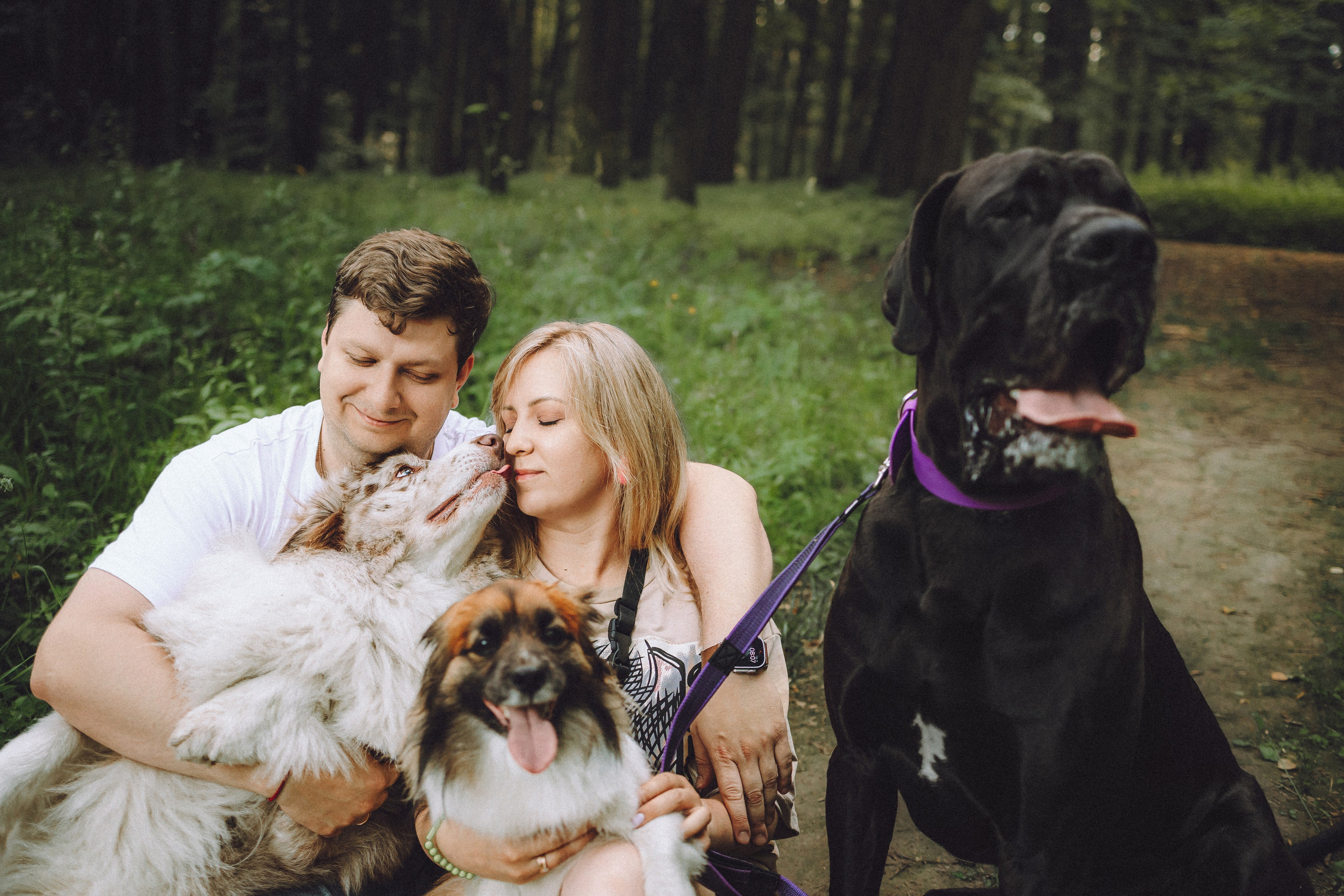 Катя, Андрей, Гектор, Ричи, Тортик и Трой