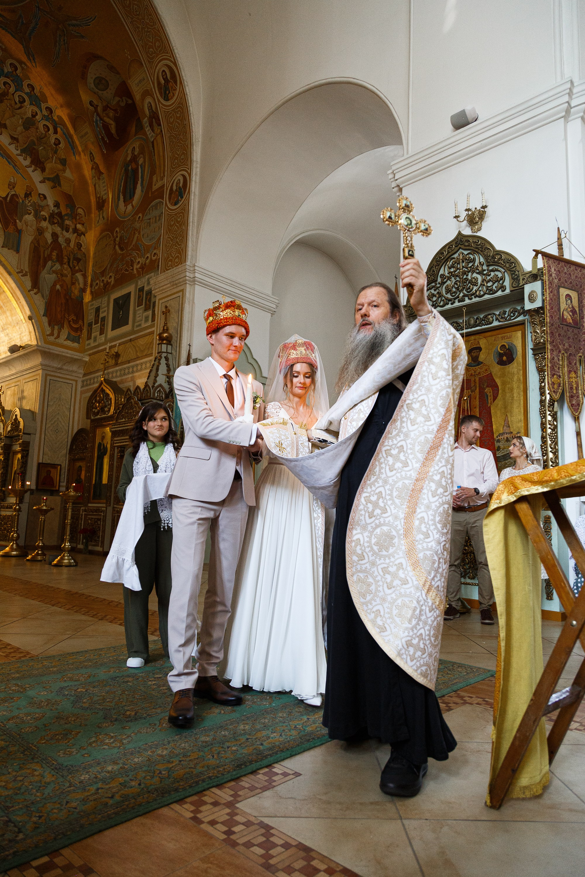 Венчание в храме Живоначальной Троицы на Шаболовке