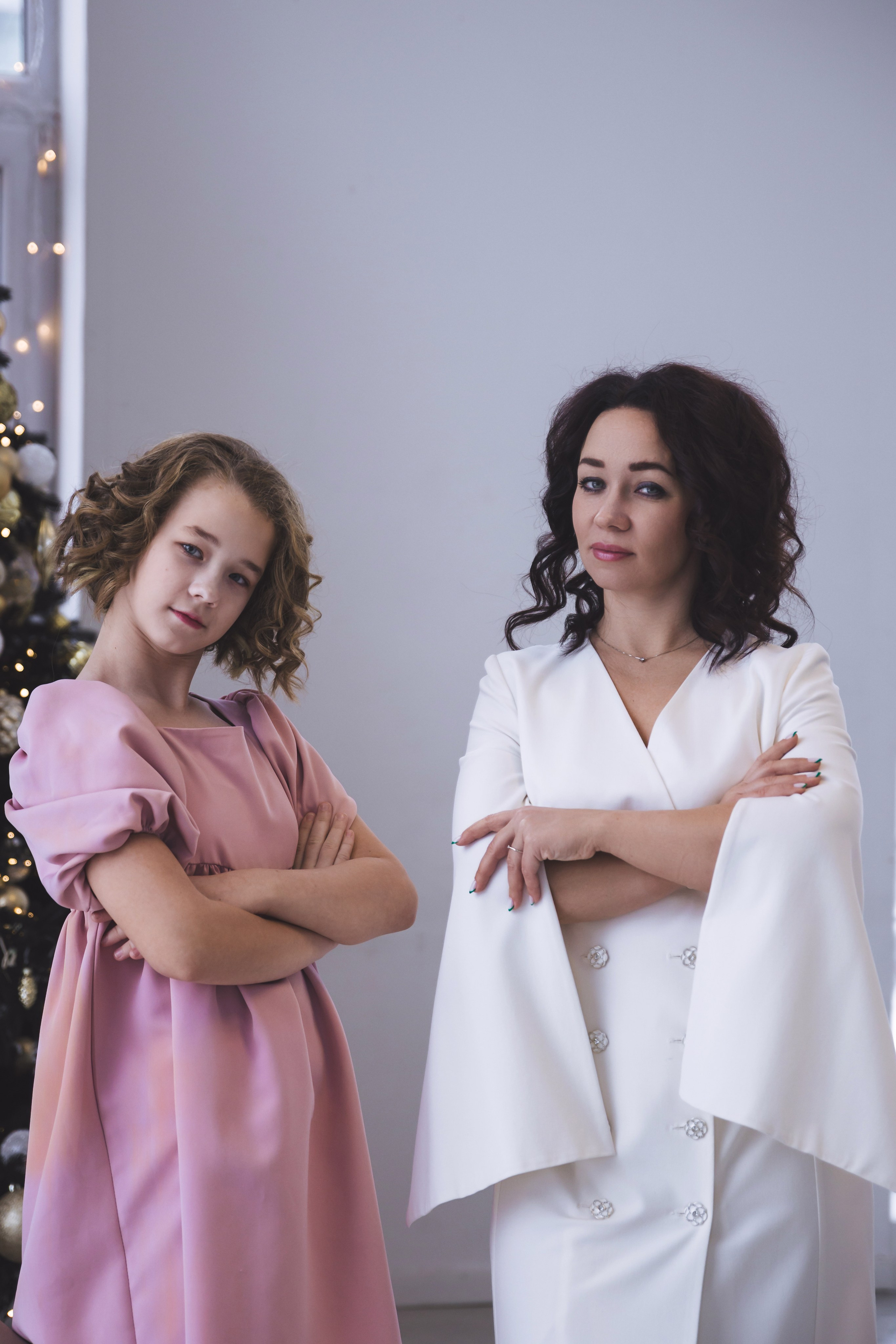 Мама и дочь_новогоднее настроение. Фотограф Воронеж, Новая Усмань Мария Бублик