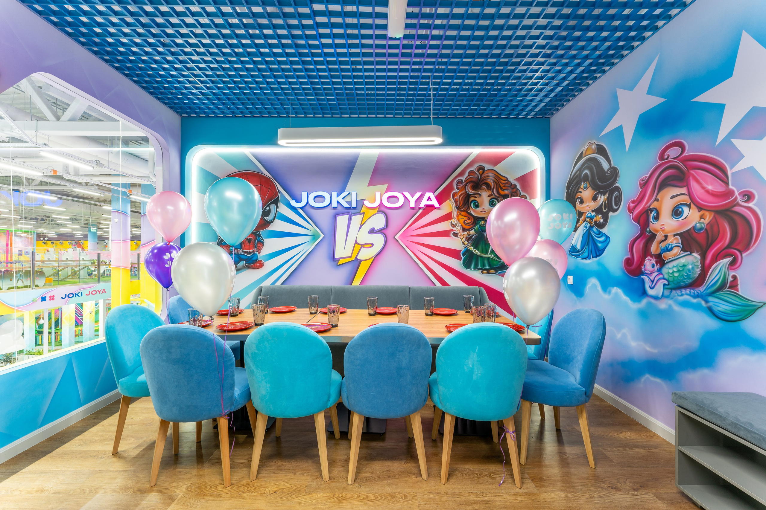 Парк развлечений Joki Joya Лефортово. Интерьерный фотограф Александра Солдатова