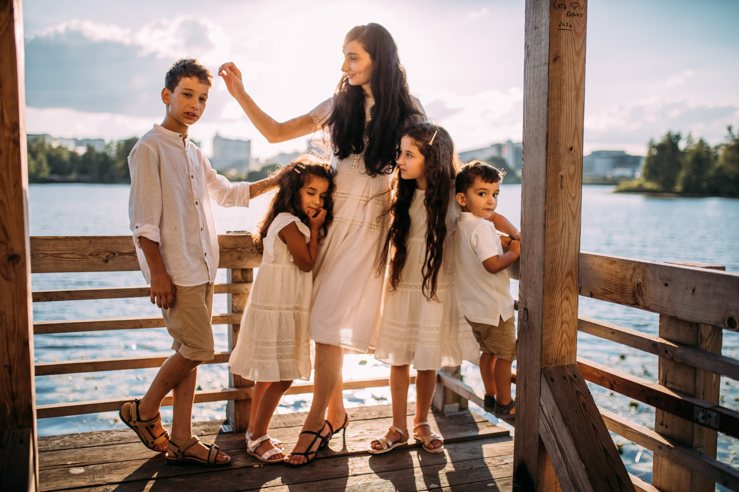 Фотосессия многодетной семьи. Фотограф Лебедева Наталья