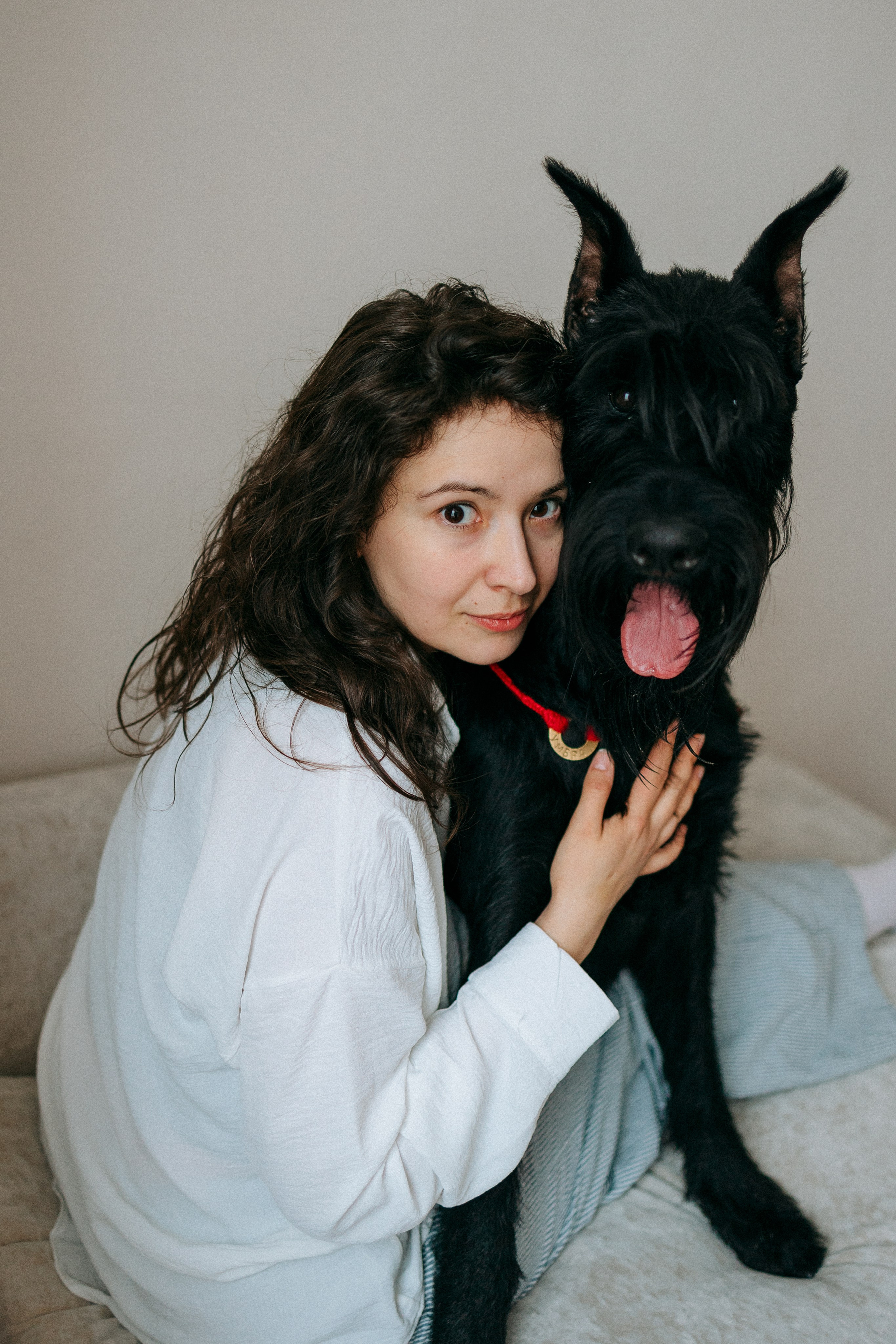 Умбра и Даша. Фотограф анималист Анастасия Пикей