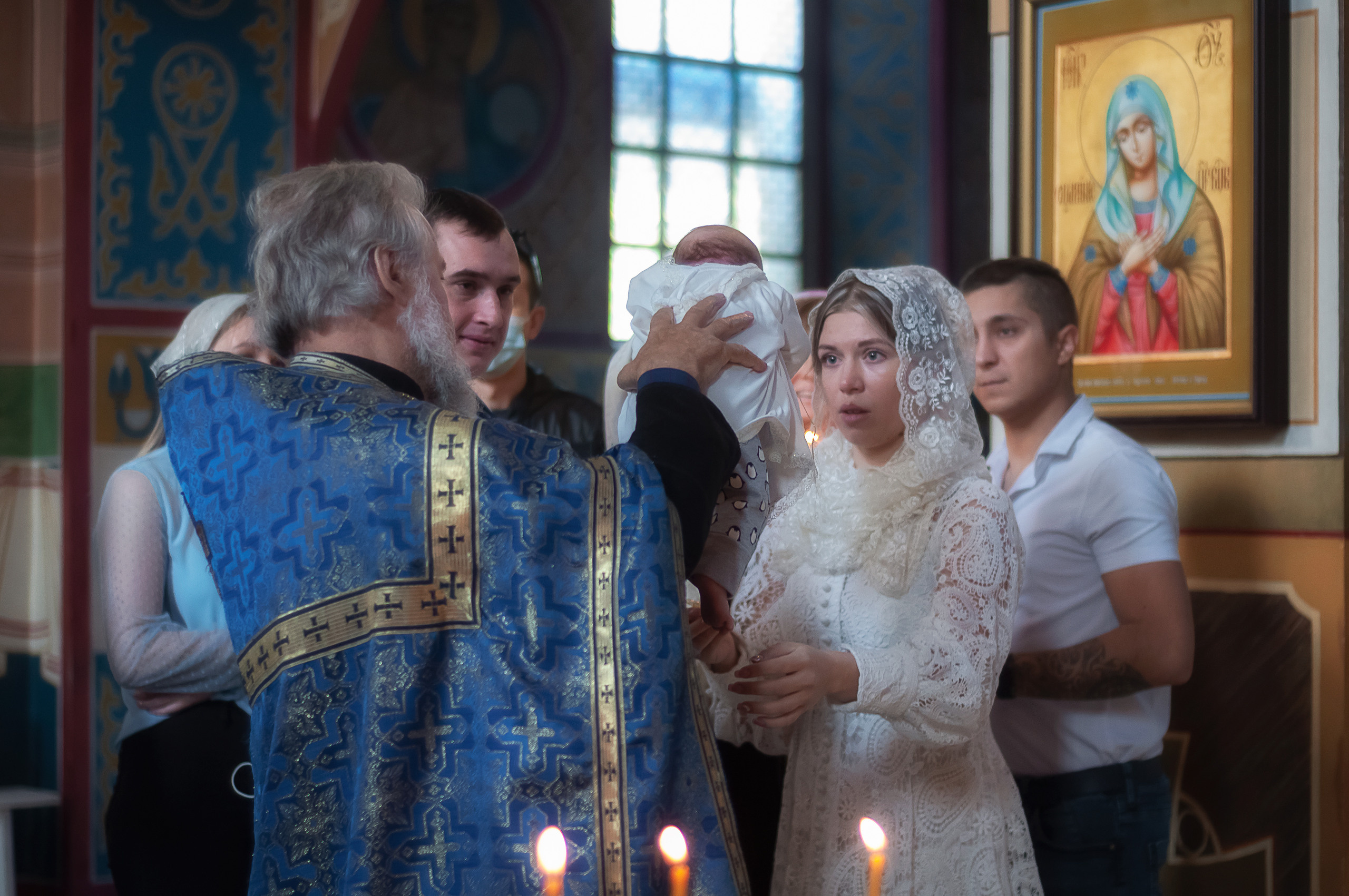 Крещение в Храме Иерусалимской Иконы Божьей Матери. Фотограф беременности и ньюборн в Ростове-на-Дону