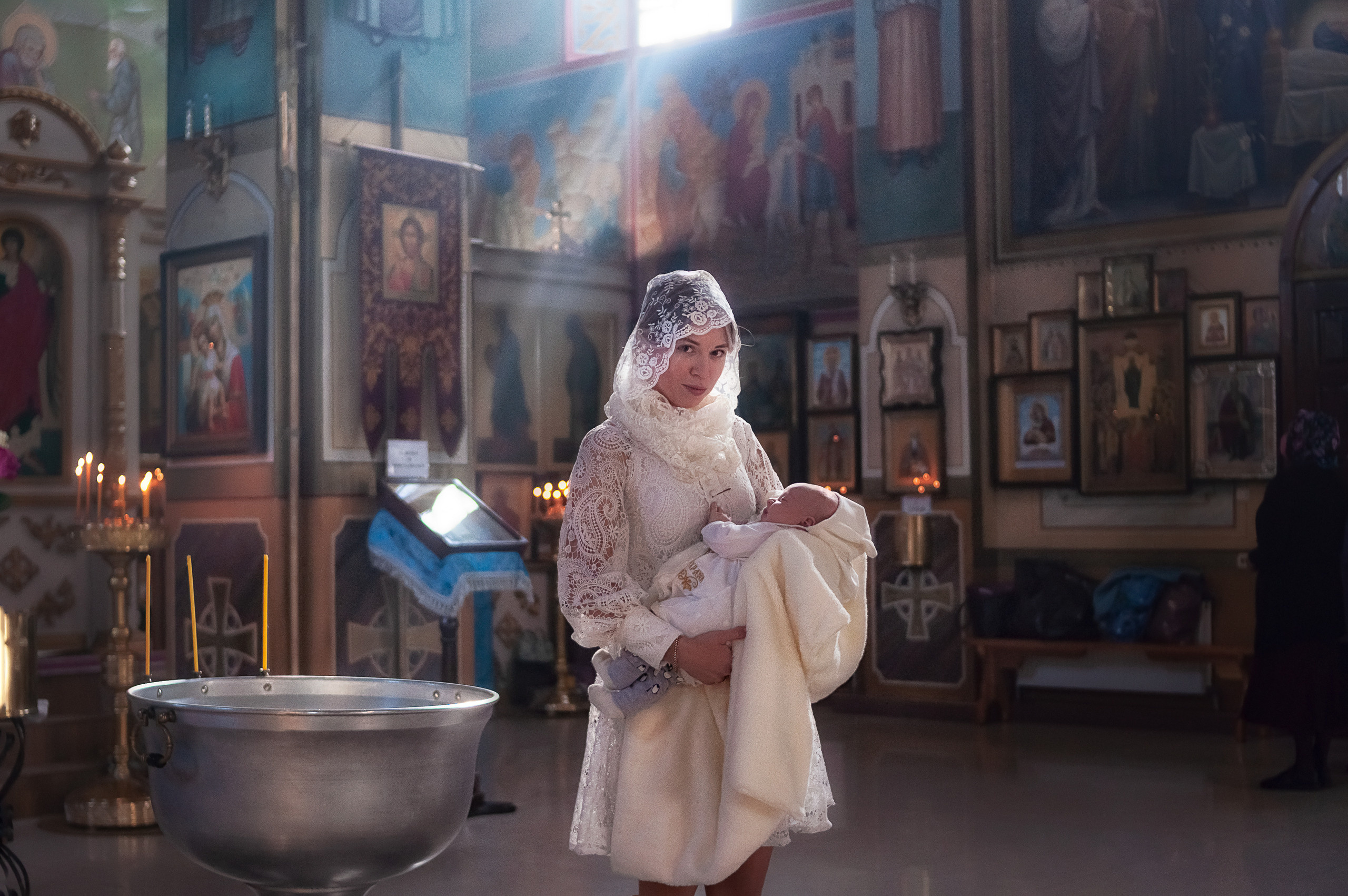 Крещение в Храме Иерусалимской Иконы Божьей Матери. Фотограф беременности и ньюборн в Ростове-на-Дону