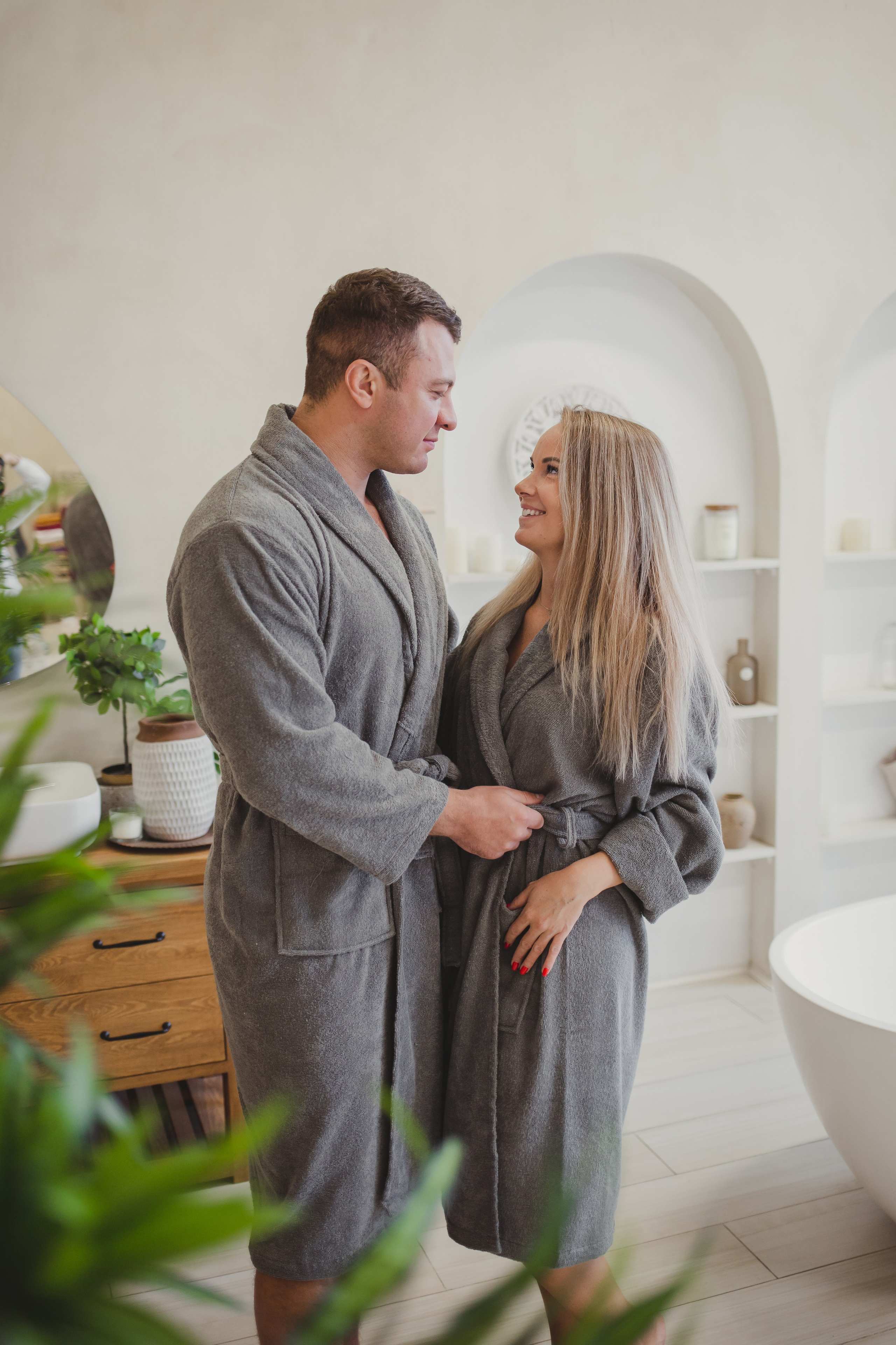 Халаты. Семейный фотограф Николаева Ольга