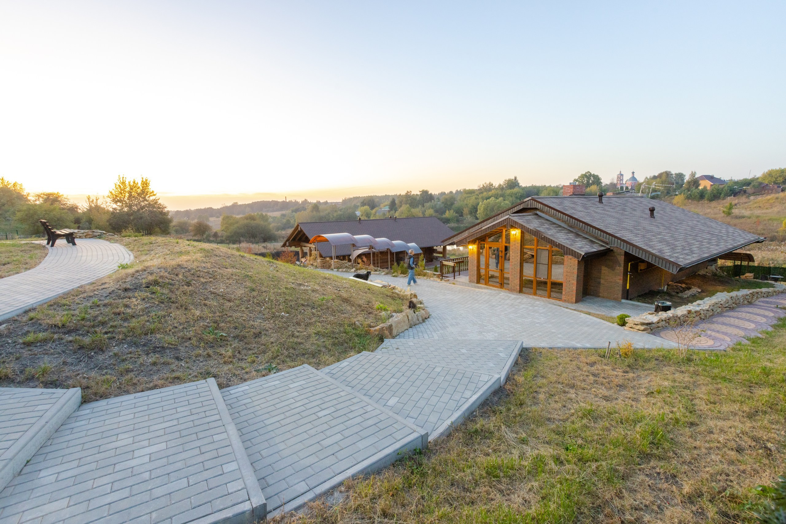 Большая Тросна вечером и новый бассейный комплекс. Фотограф в Туле Крупский АнДРей. Фотостудия «КАДР71» в Туле