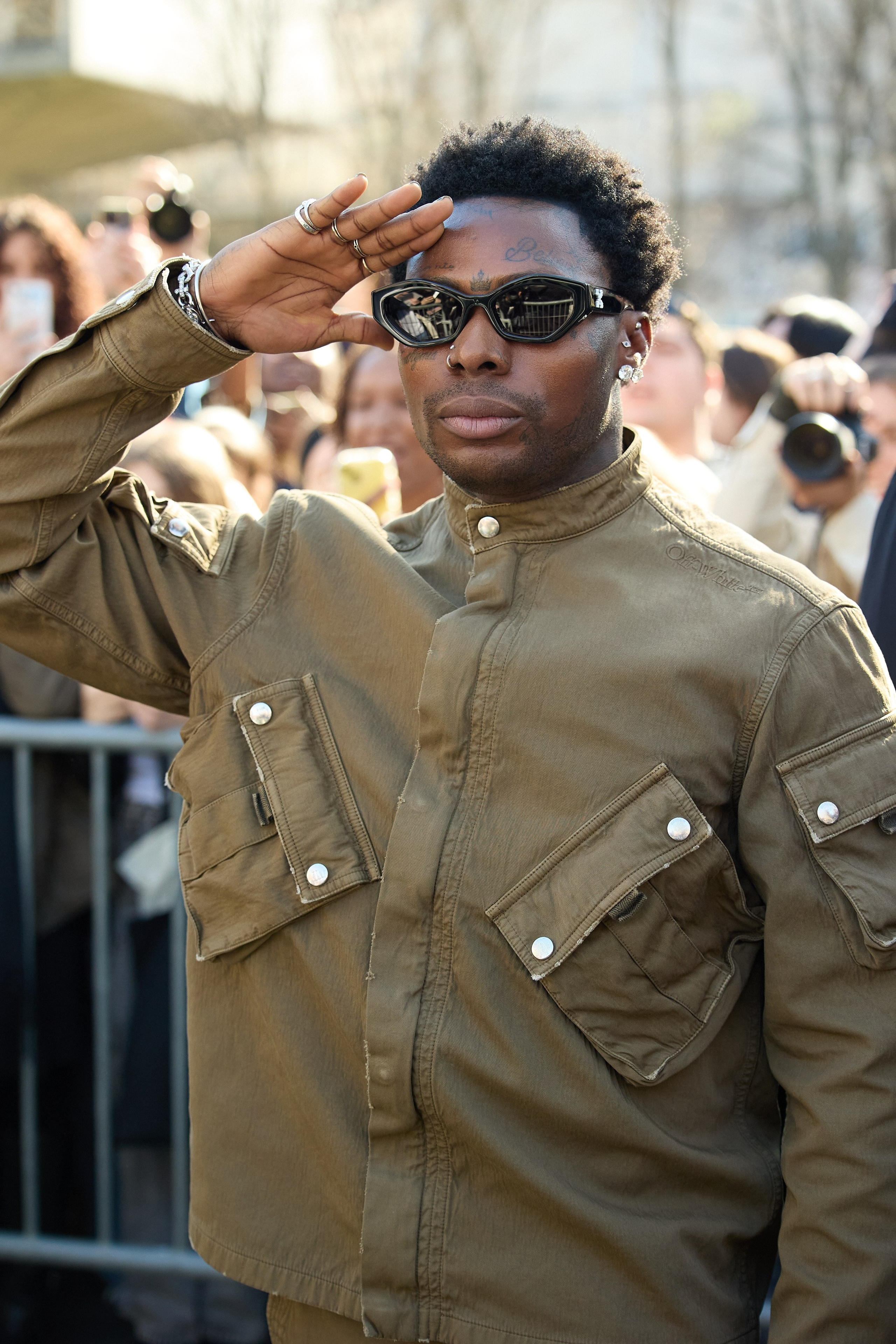 Off-White WOMENSWEAR FALL/WINTER 2025-2026. Photographer in Milan Ivan Goncharov