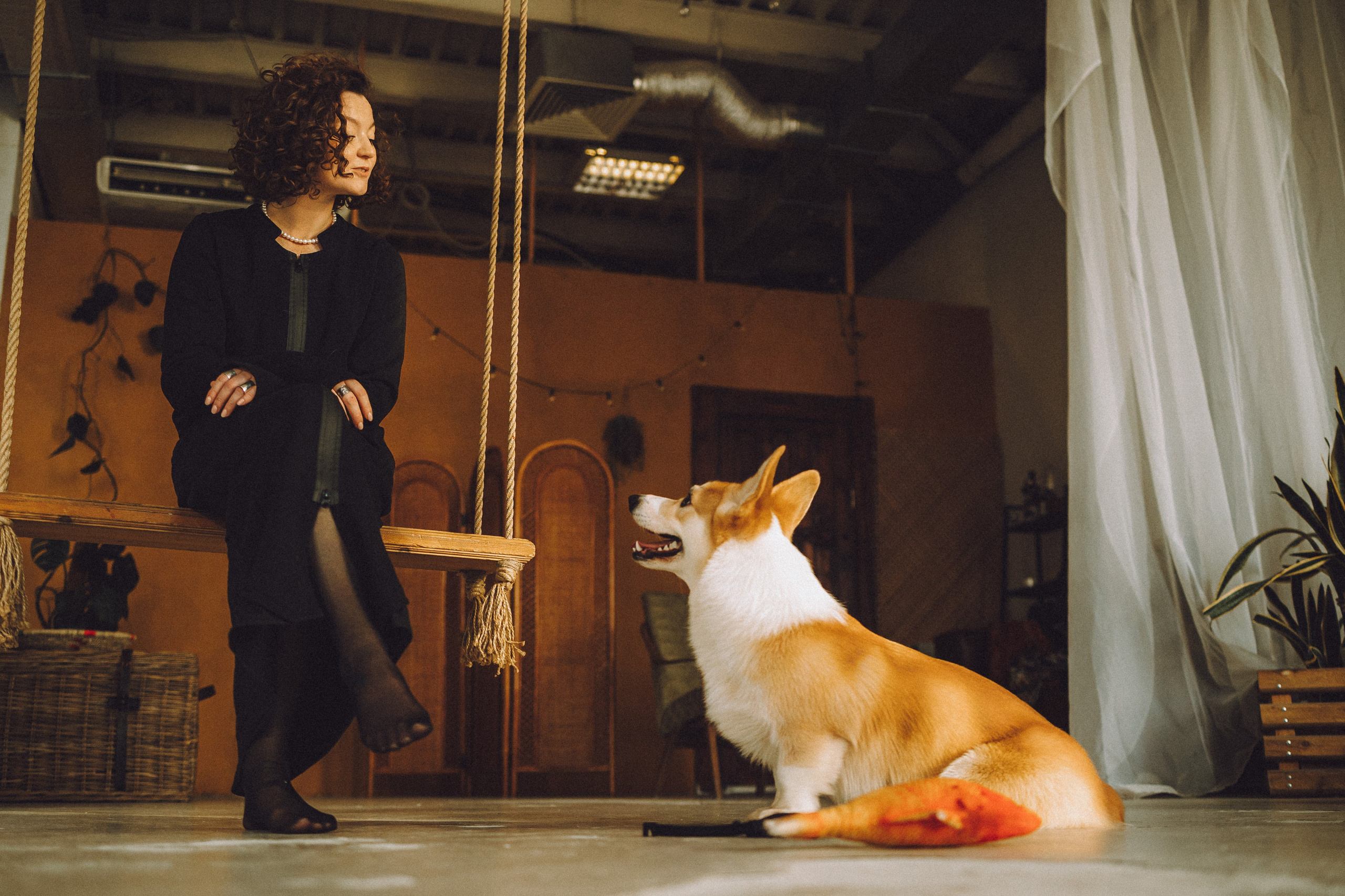 Наталья, Евгений и Мерлин