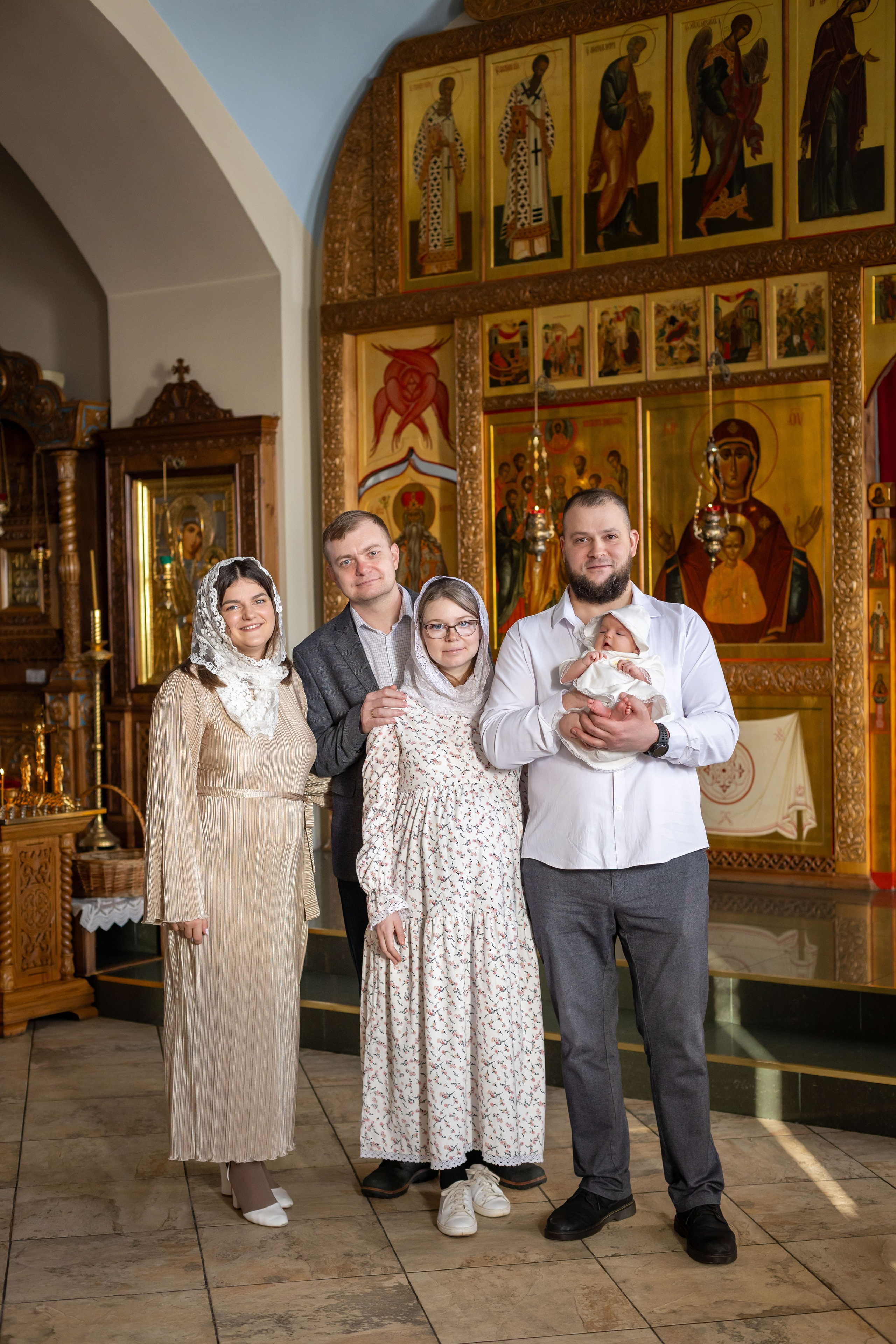 Крещение Милании. Семейный и детский фотограф Анна Петракова