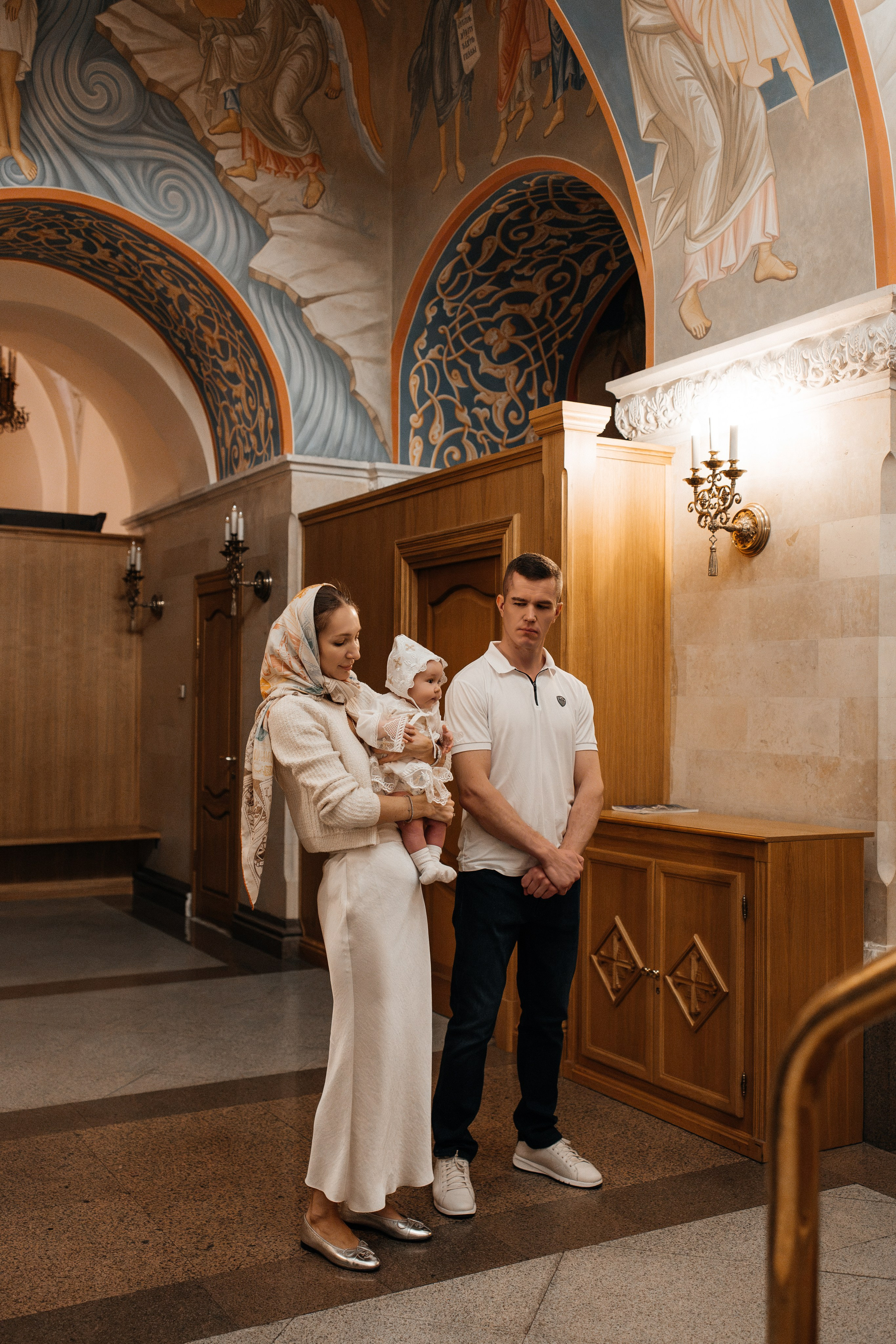 Крещение Анны. Семейный фотограф в Москве Алина Киблина