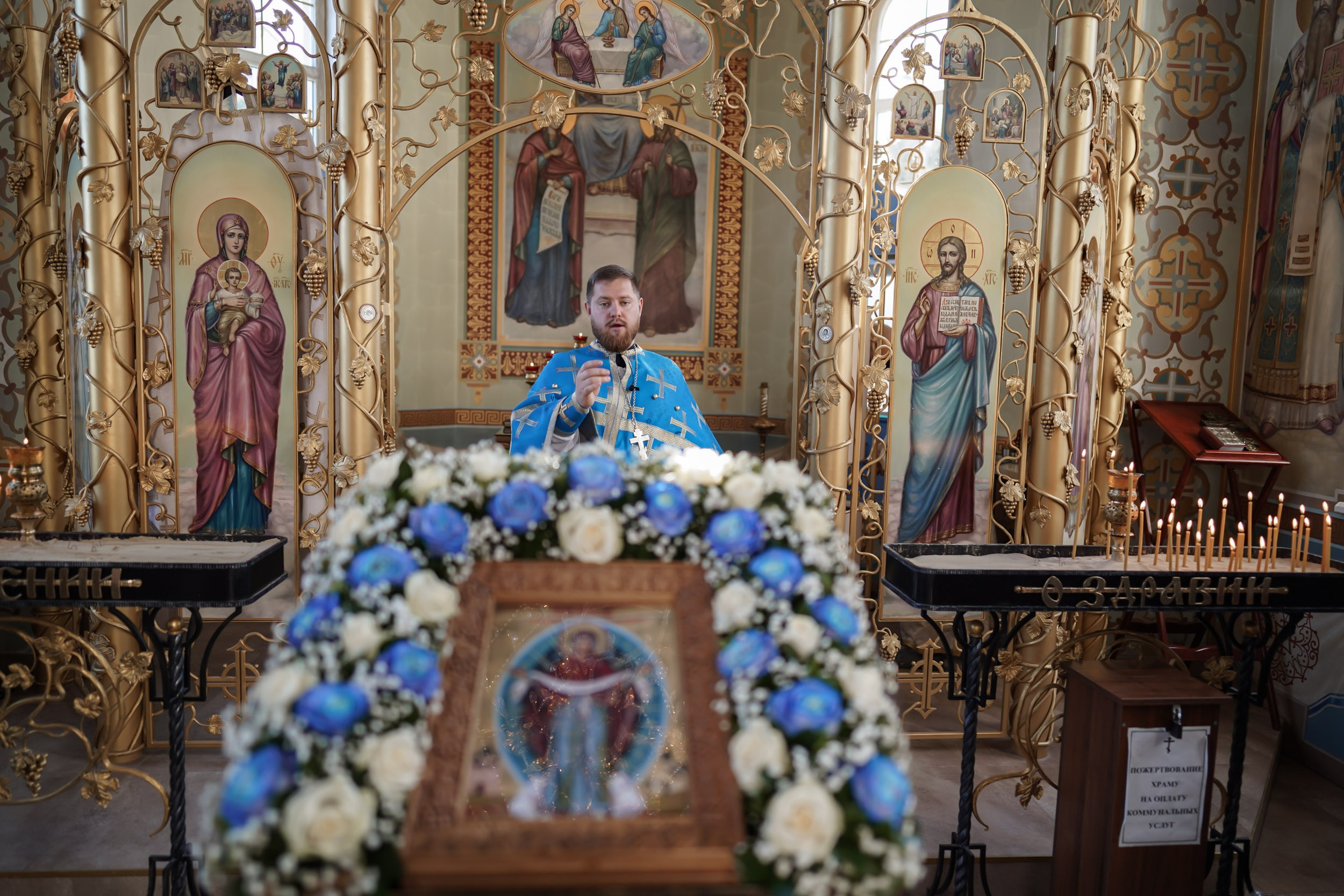 Покров Пресвятой Богородицы в храме ап. Андрея Первозванного. Церковный фотограф Севастополь