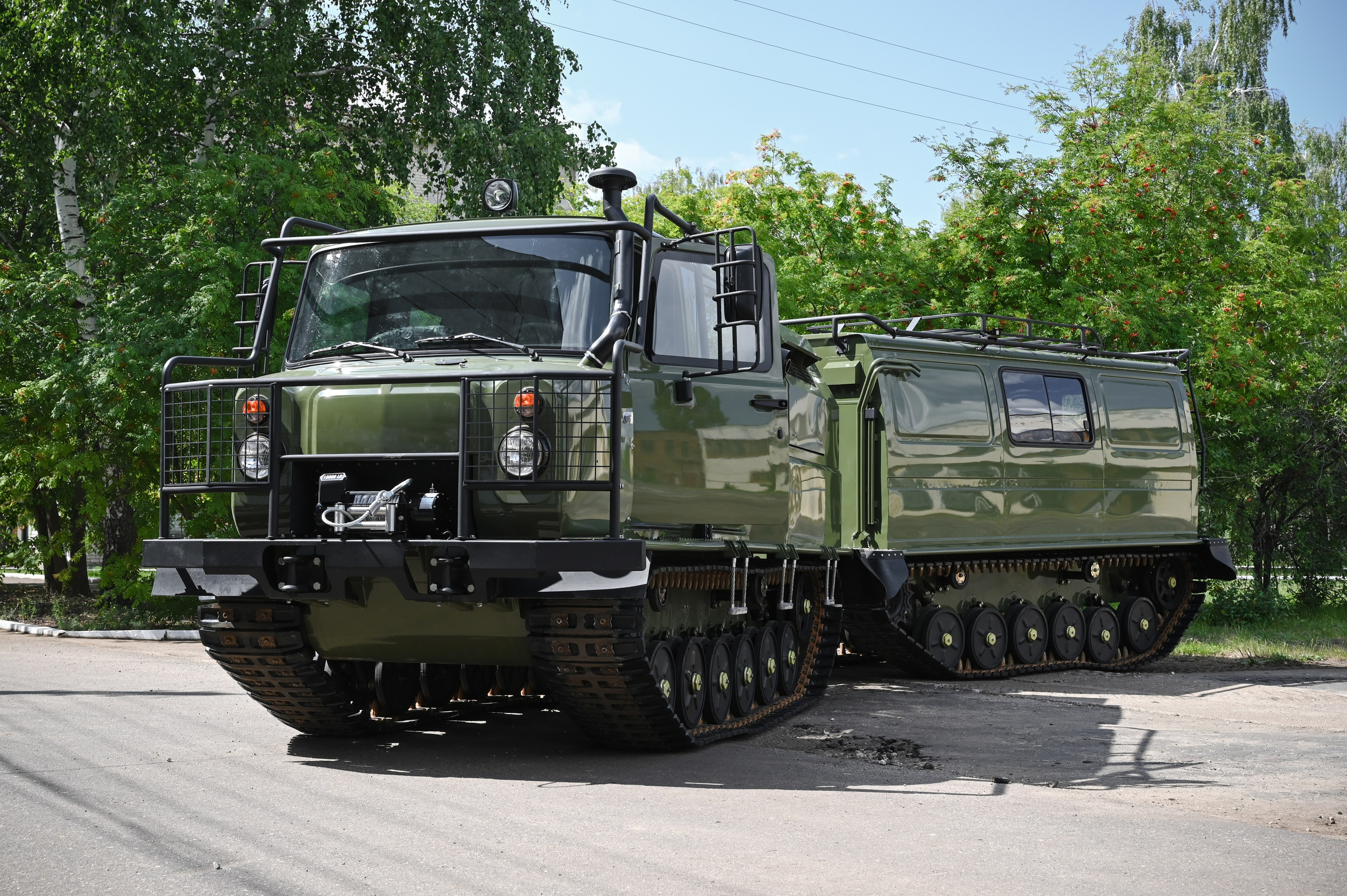 Плавающий гусеничный снегоболотоход ЗЗГТ-6039/6040. Фотограф Юсов Александр