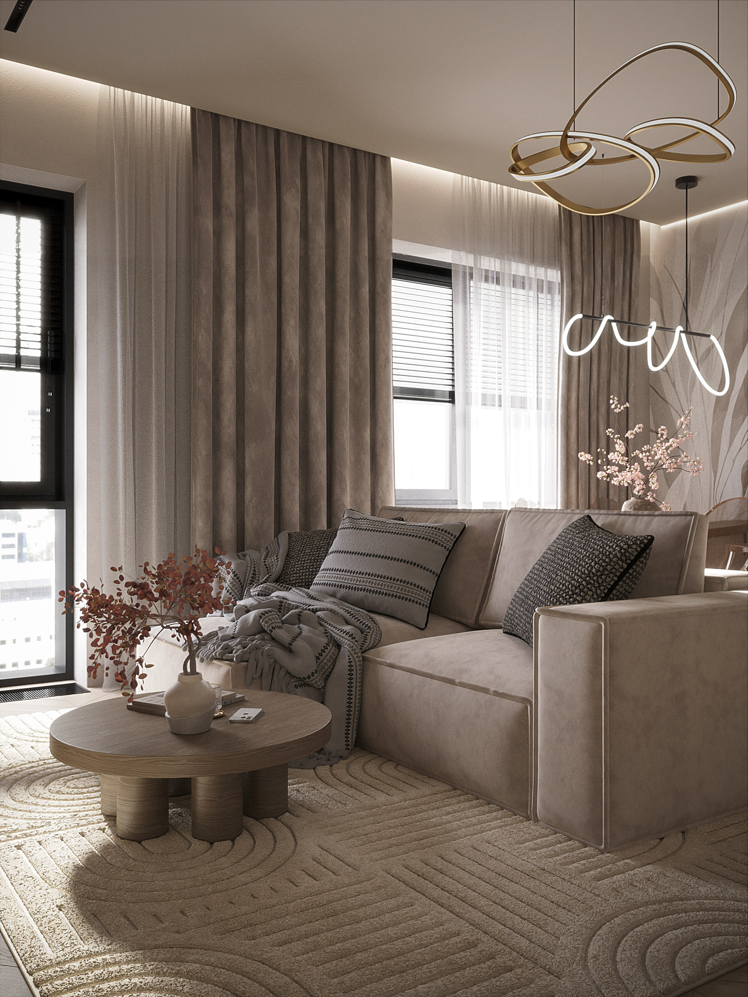 Квартира 64 кв.м. Юлия Григорьева — 3D визуализатор