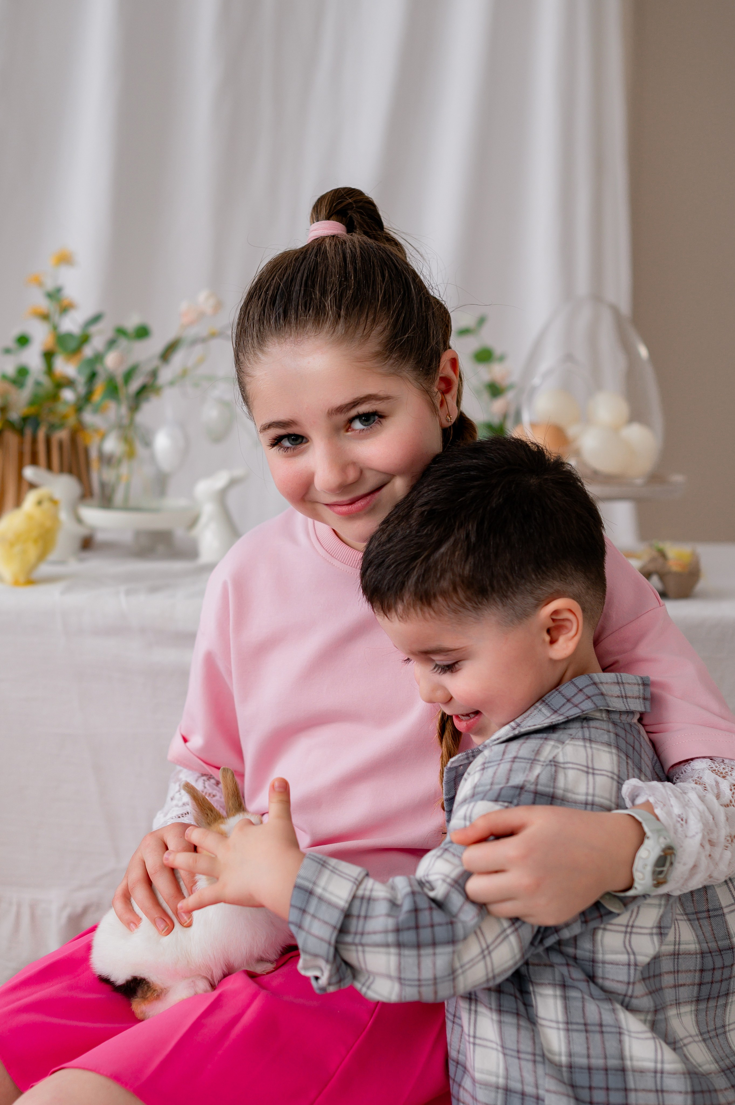Лев Арина Вика Алена. Фотограф Татьяна Иванчикова