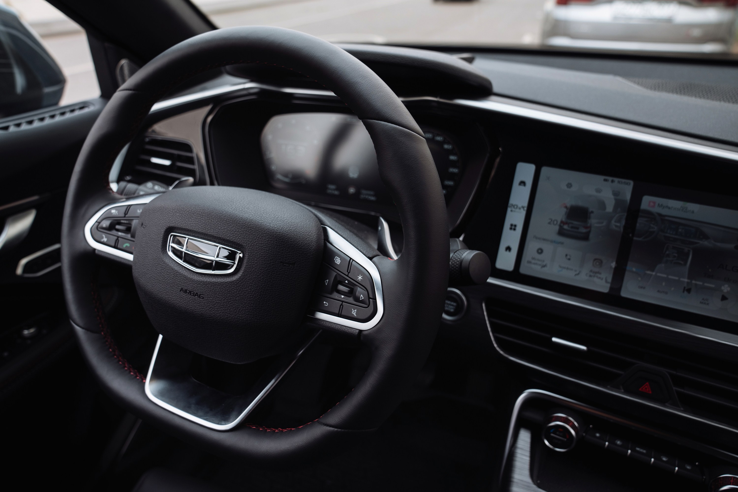 Рекламная съёмка Geely Tugella