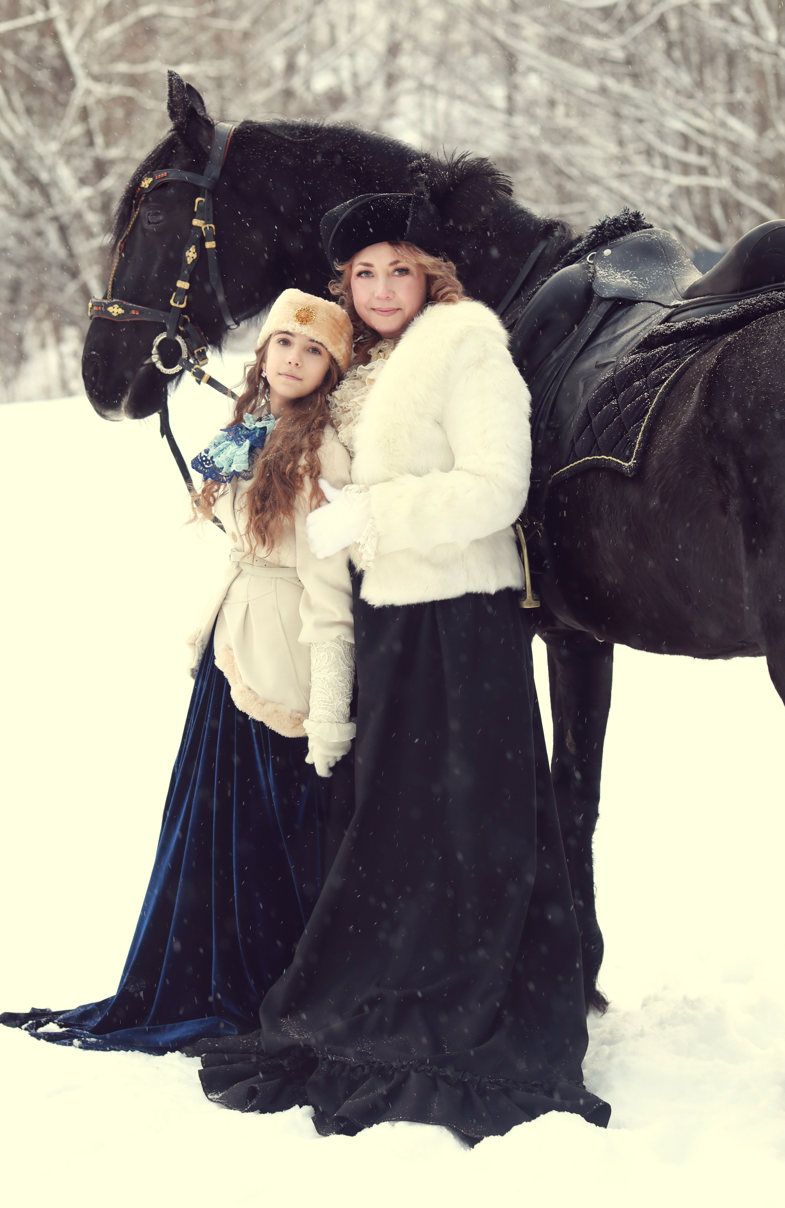 Семейная, love-story с лошадьми. Фотосессия с лошадьми