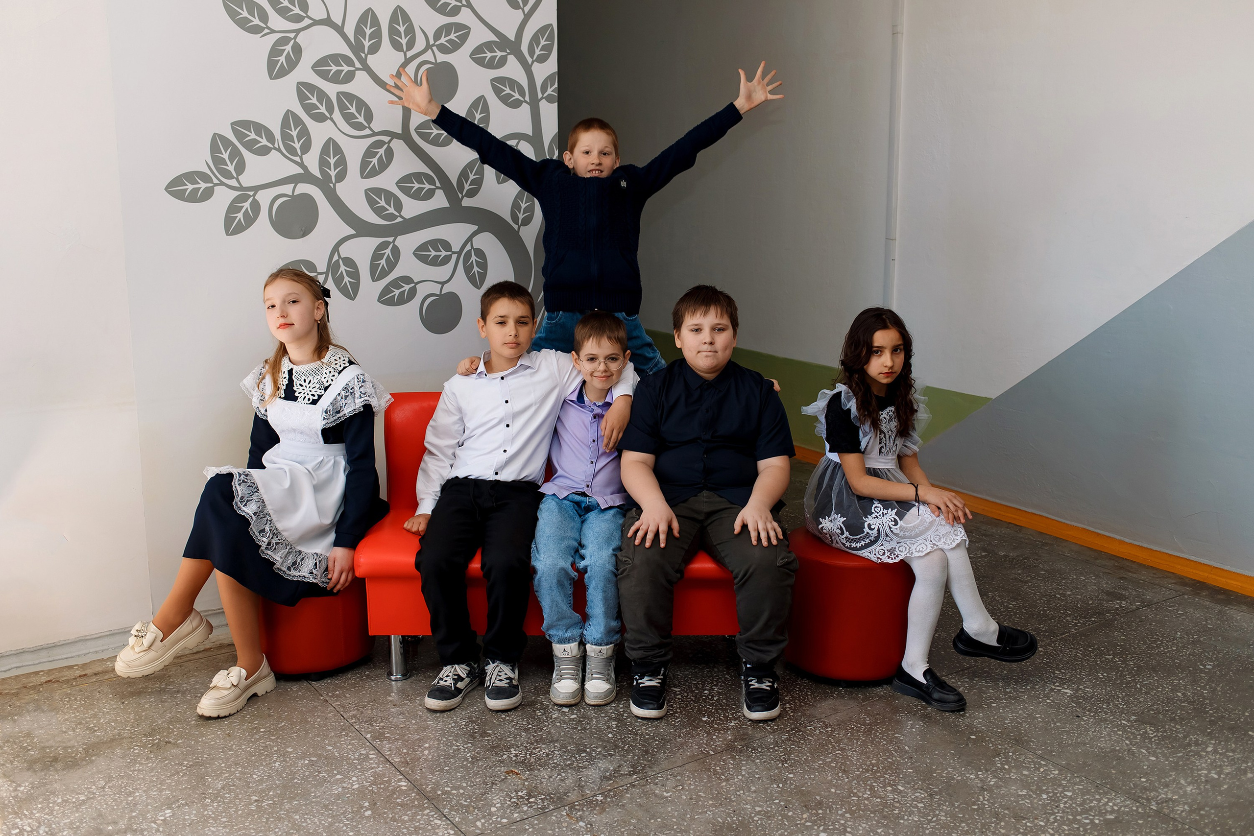 4 класс с. Барабаш. Фотограф Любовь Корниенко, Примоский край