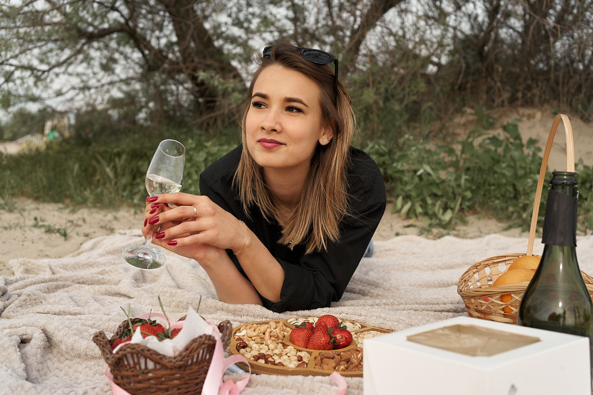 Девичник на пляже по случаю Дня Рождения Арины. Фотограф в Анапе Надежда Соловьёва
