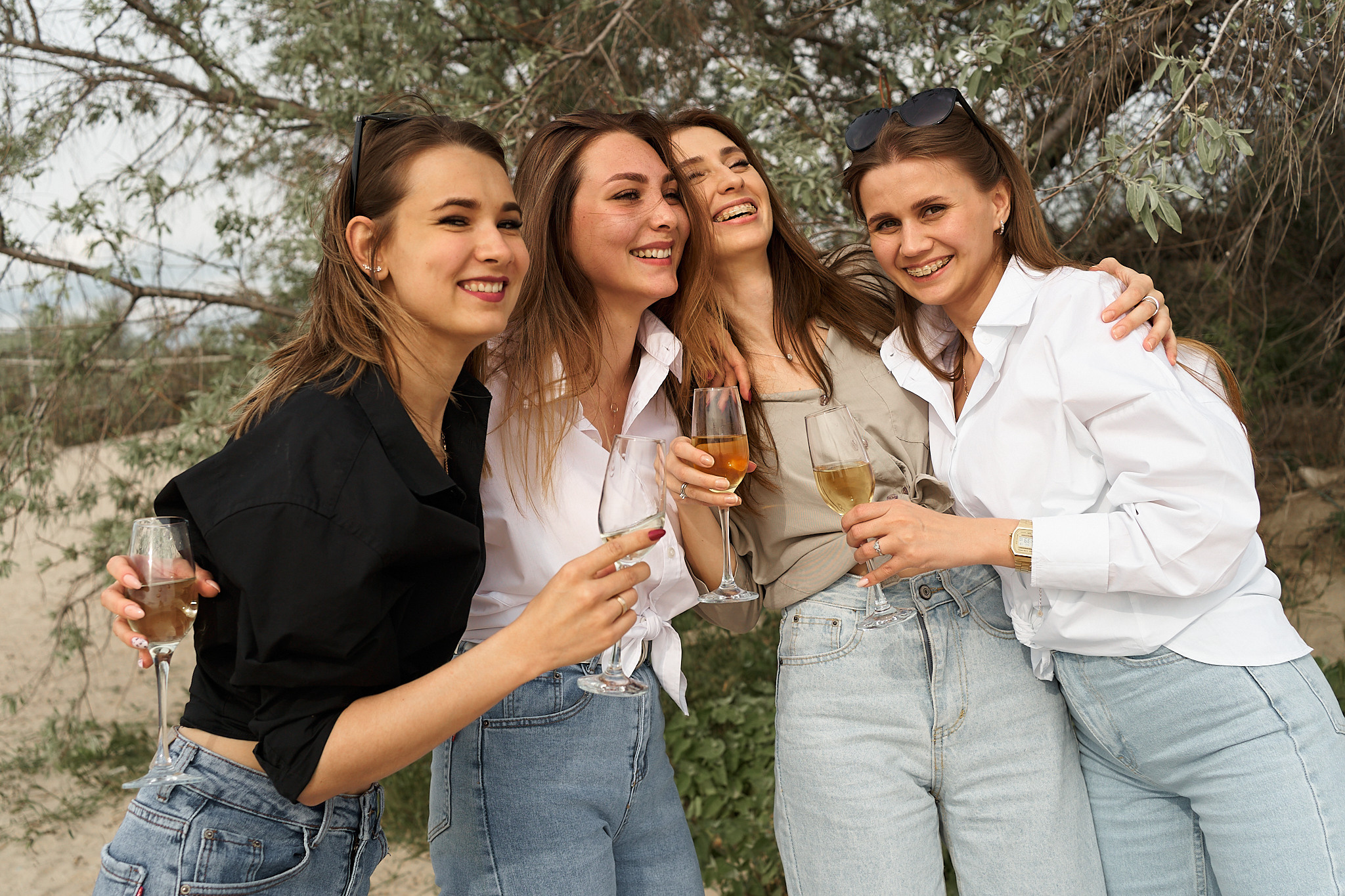 Девичник на пляже по случаю Дня Рождения Арины. Фотограф в Анапе Надежда Соловьёва