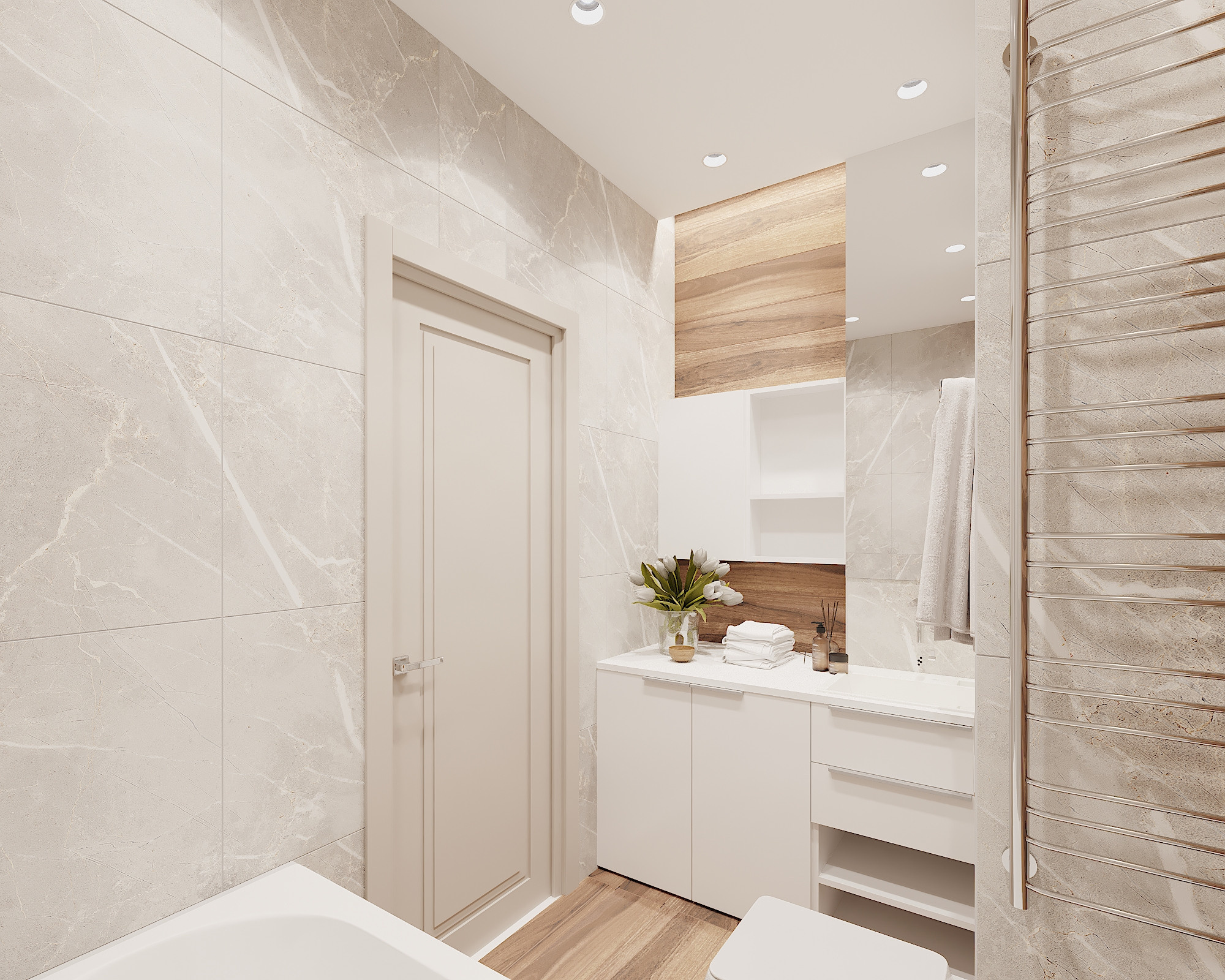 ЖК Рассказово. 2-к квартира. 68 м². Авторский дизайн интерьера