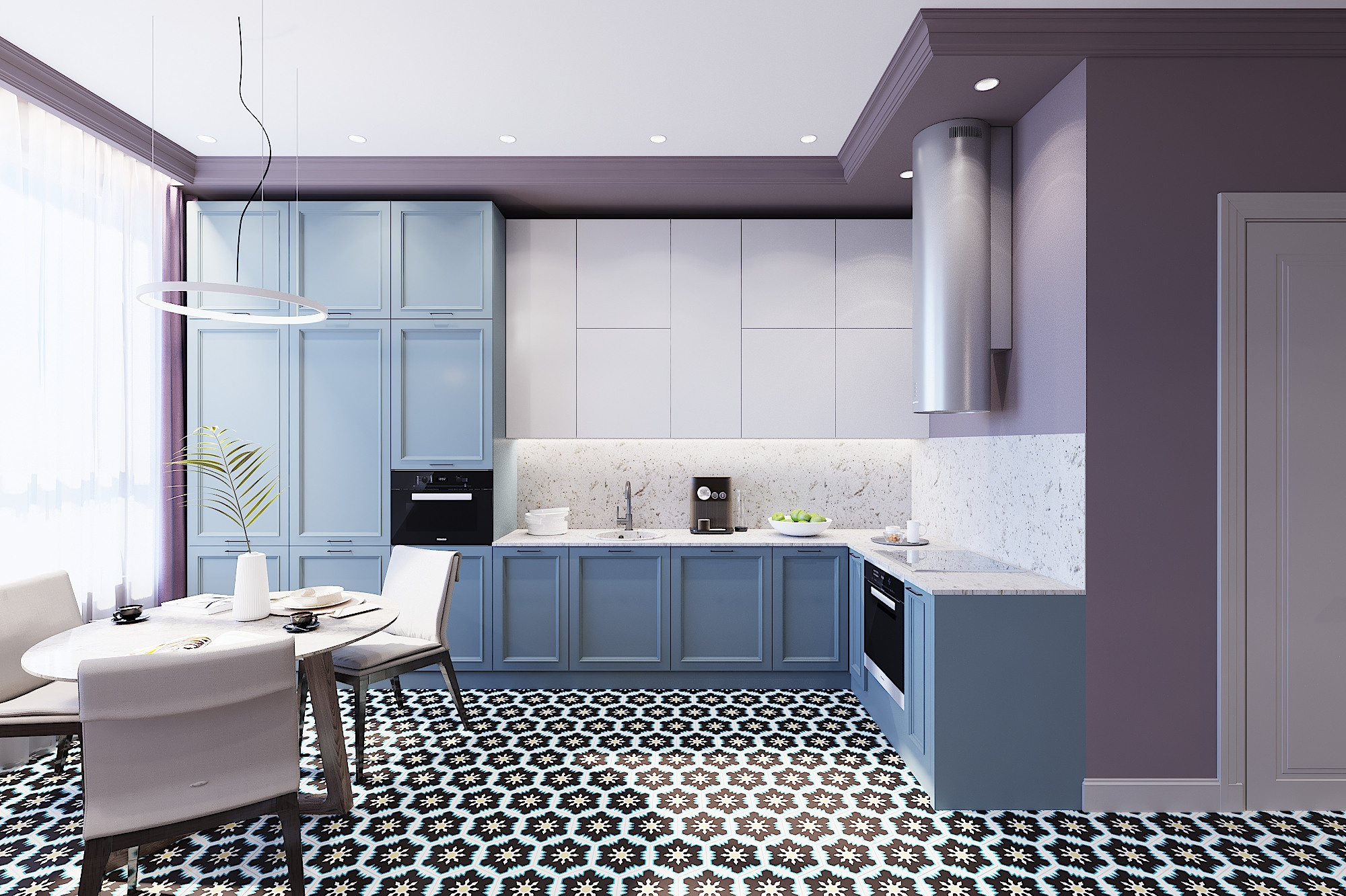 ЖК Сердце столицы. 3-к квартира. 103 м². Авторский дизайн интерьера