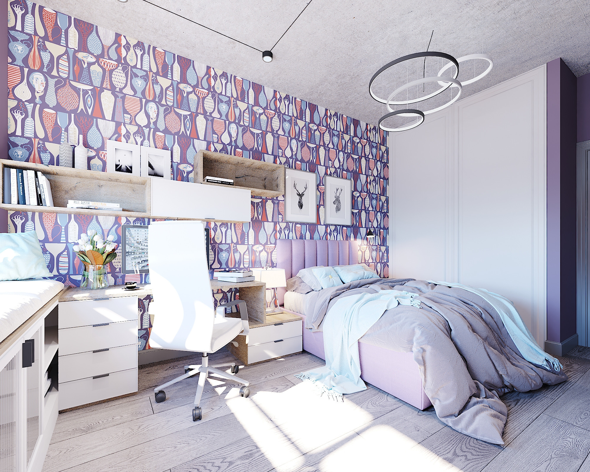 ЖК Скандинавия. 4-к квартира. 123 м². Авторский дизайн интерьера