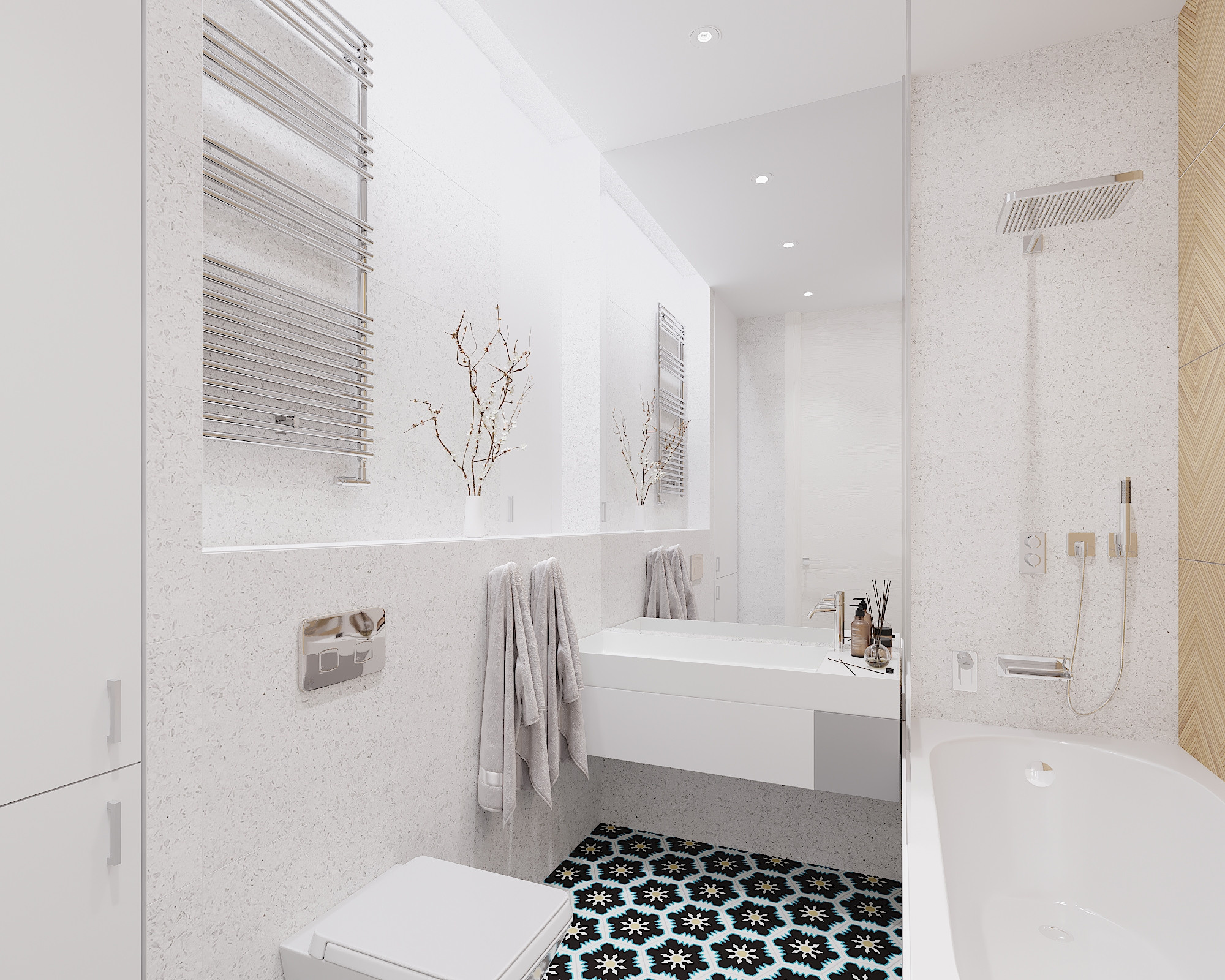 ЖК Технопарк. 1-к квартира. 38 м². Авторский дизайн интерьера