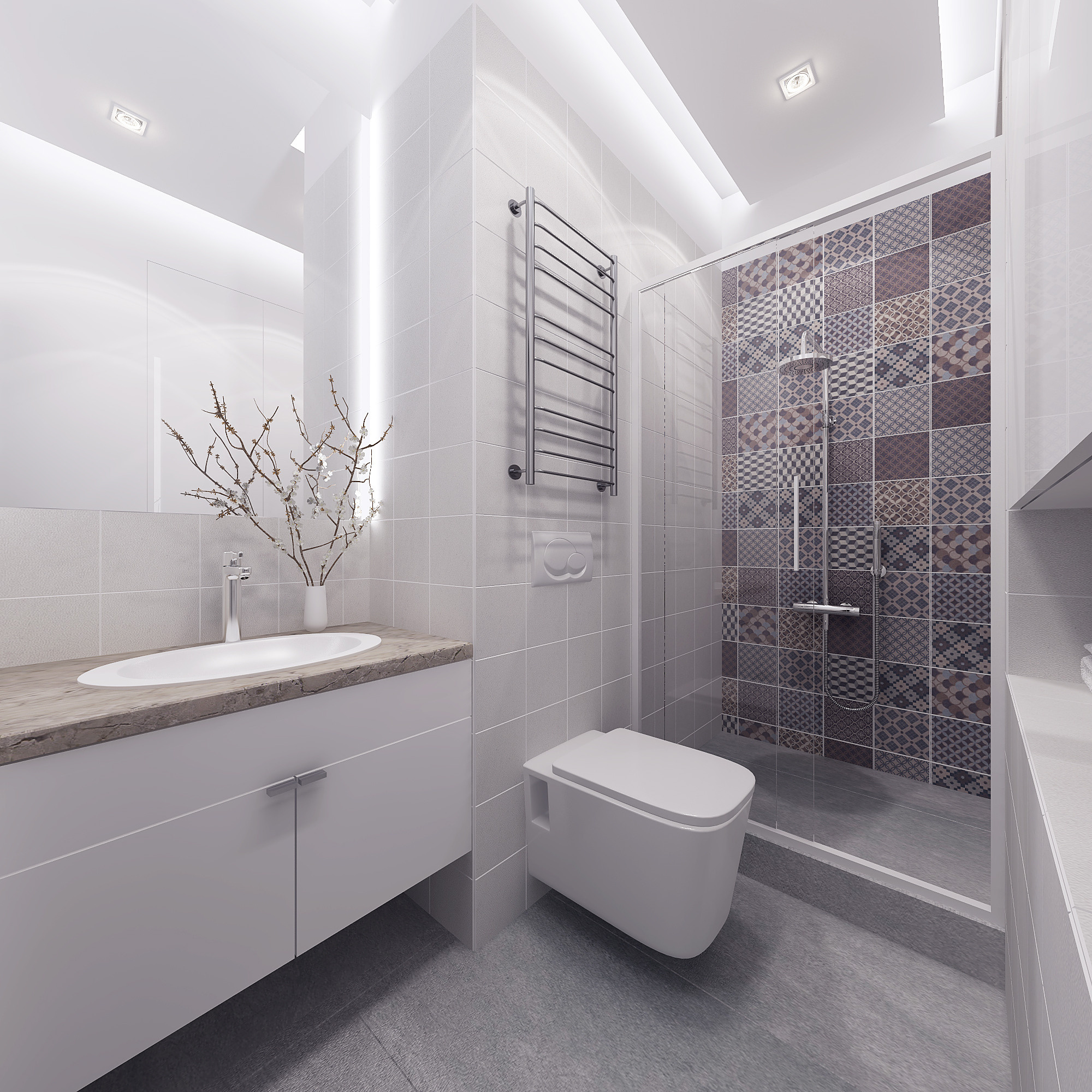 ЖК Триколор. 3-к квартира. 115 м². Авторский дизайн интерьера