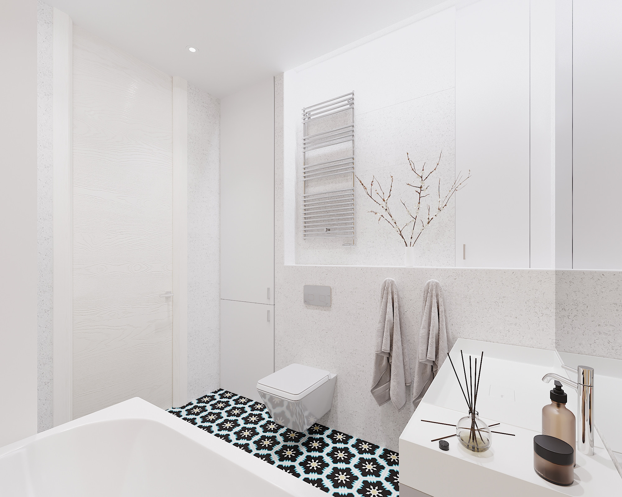 ЖК Технопарк. 1-к квартира. 38 м². Авторский дизайн интерьера