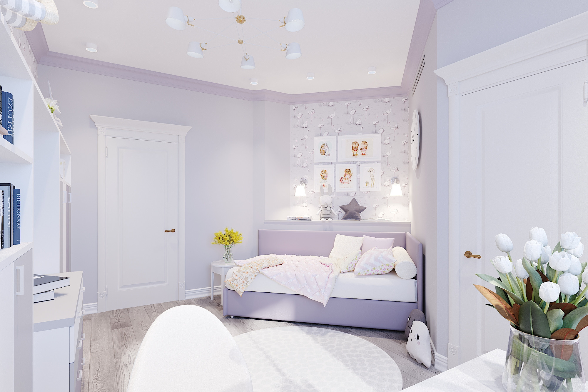 ЖК Дубровка. 4-к квартира.181 м². Авторский дизайн интерьера