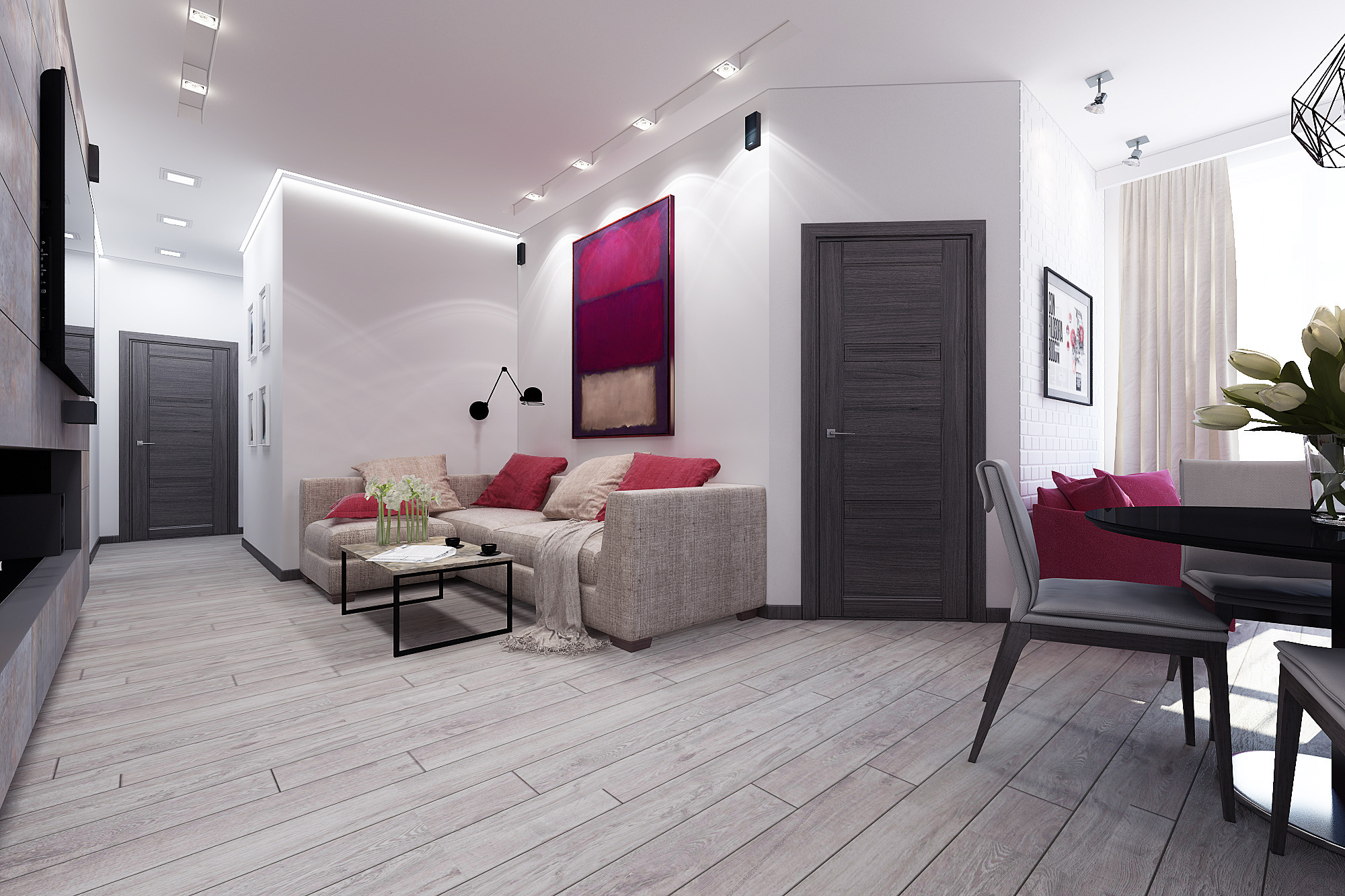 ЖК Триколор. 3-к квартира. 115 м². Авторский дизайн интерьера