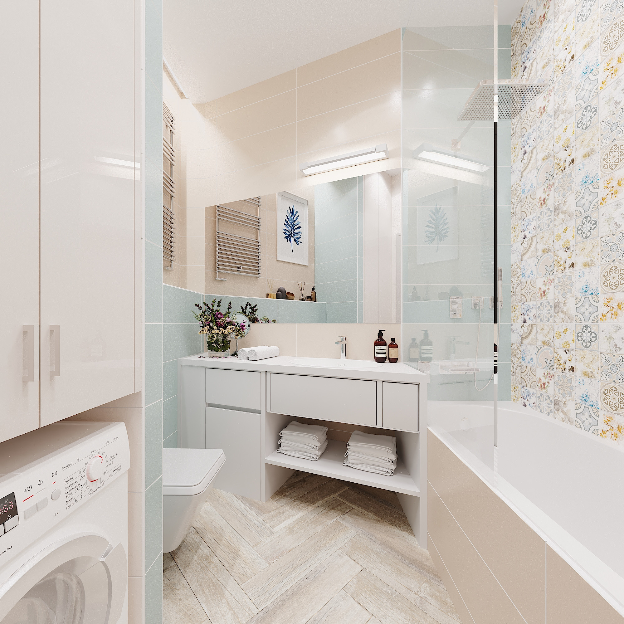 ЖК Велтон Парк. 3-к квартира. 93 м². Авторский дизайн интерьера