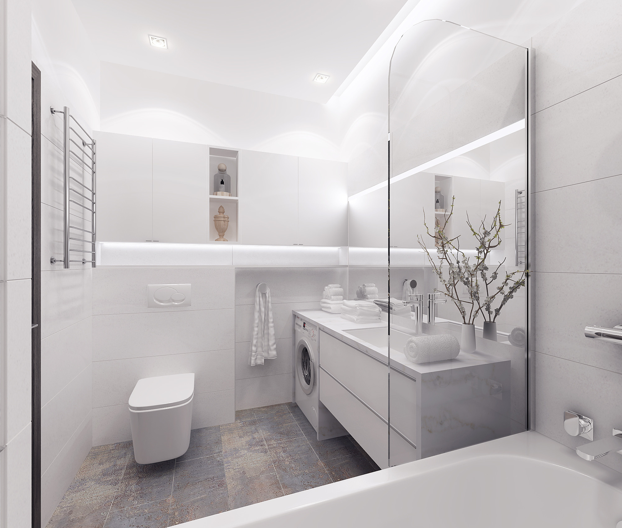 ЖК Триколор. 3-к квартира. 115 м². Авторский дизайн интерьера