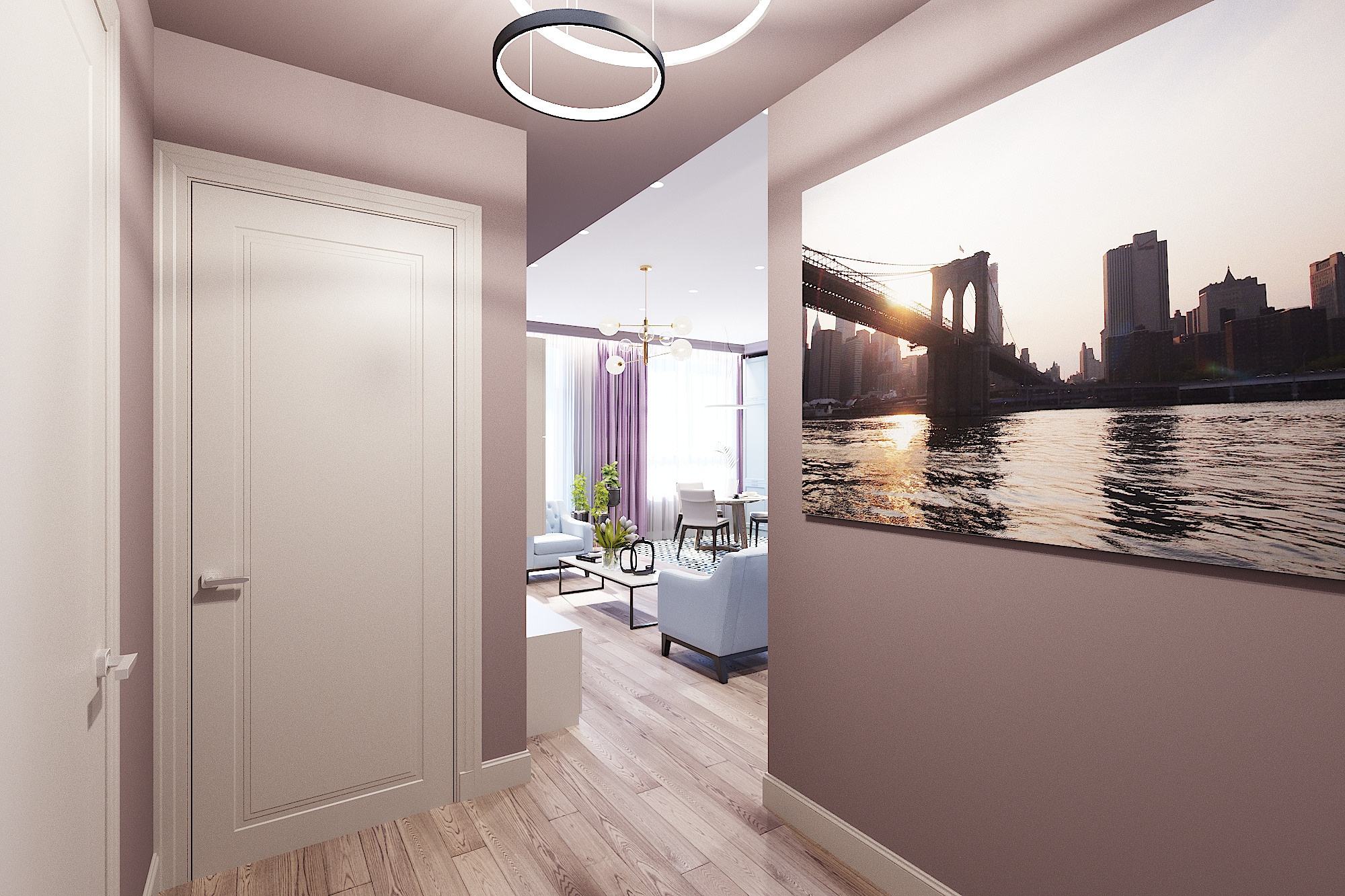 ЖК Сердце столицы. 3-к квартира. 103 м². Авторский дизайн интерьера