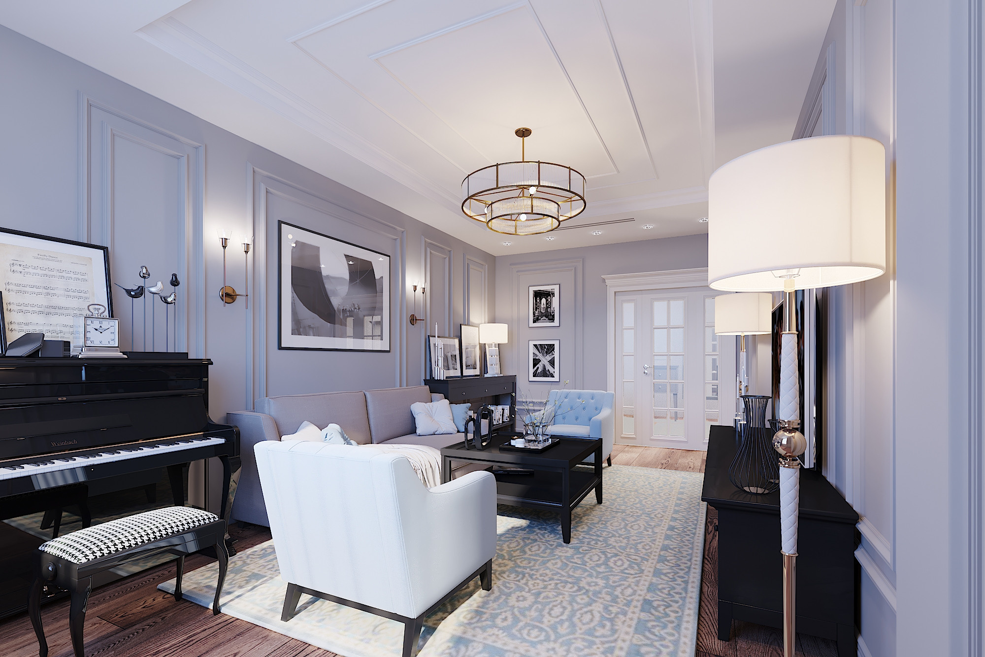 ЖК Дубровка. 4-к квартира.181 м². Авторский дизайн интерьера