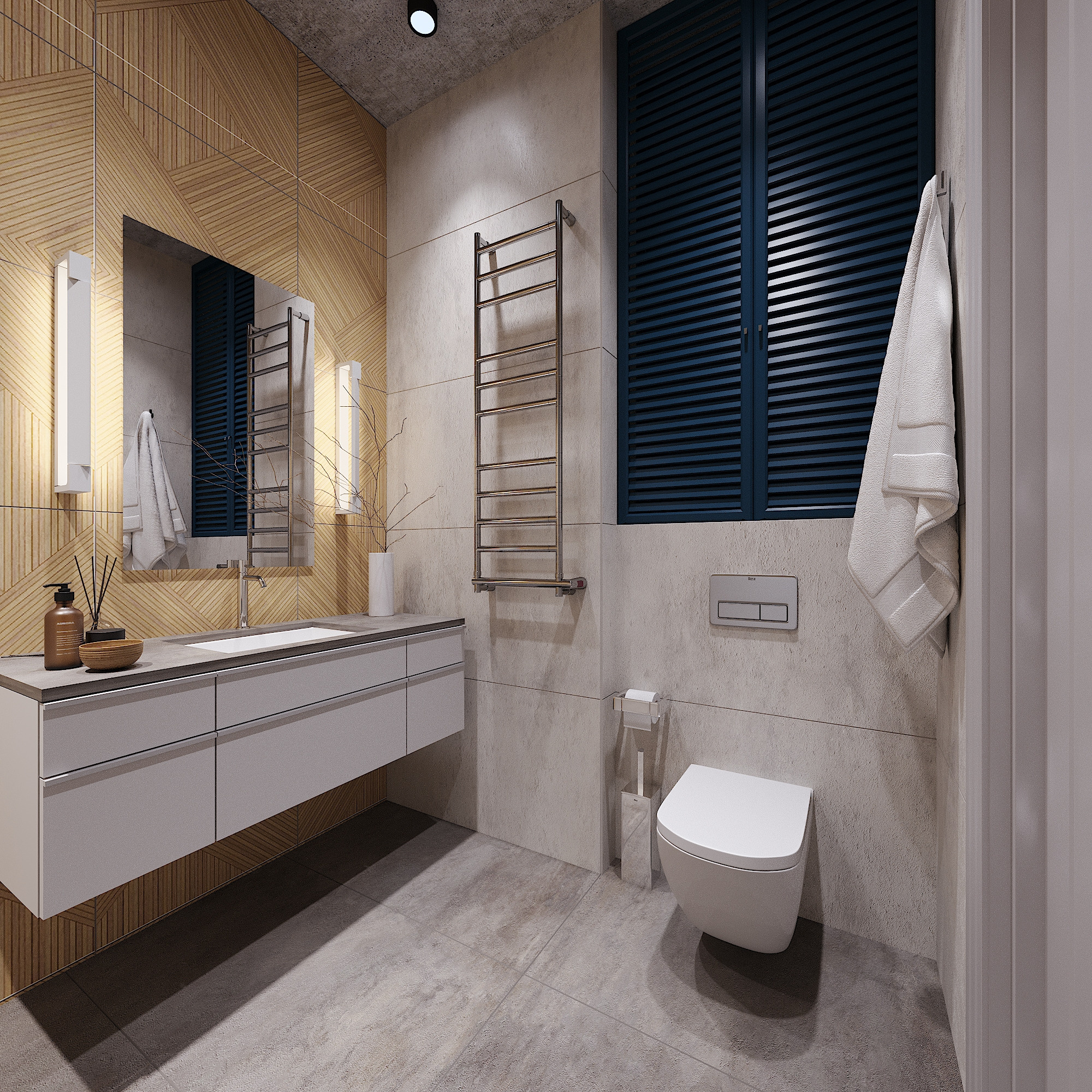 ЖК Скандинавия. 4-к квартира. 123 м². Авторский дизайн интерьера