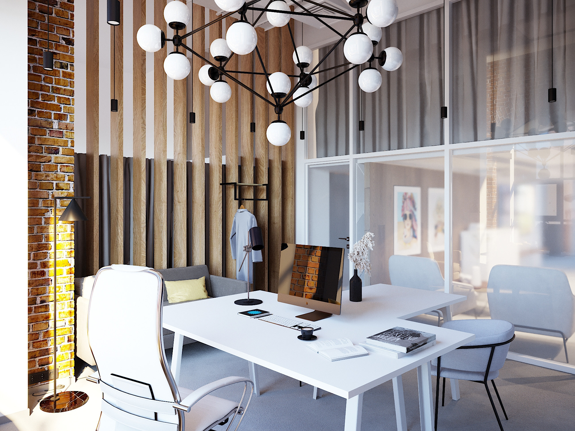 Офис для косметической компании. Авторский дизайн интерьера