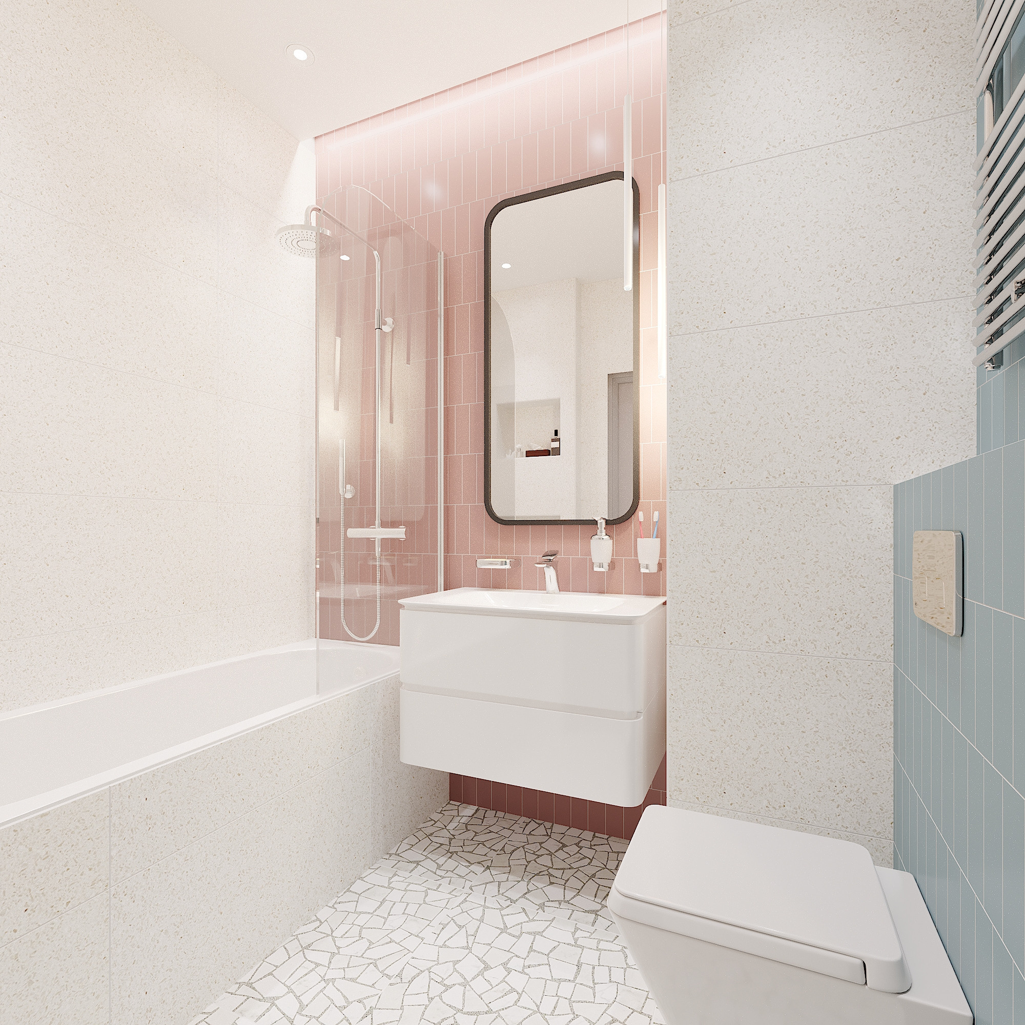 ЖК Рассказово. 2-к квартира. 70 м². Авторский дизайн интерьера