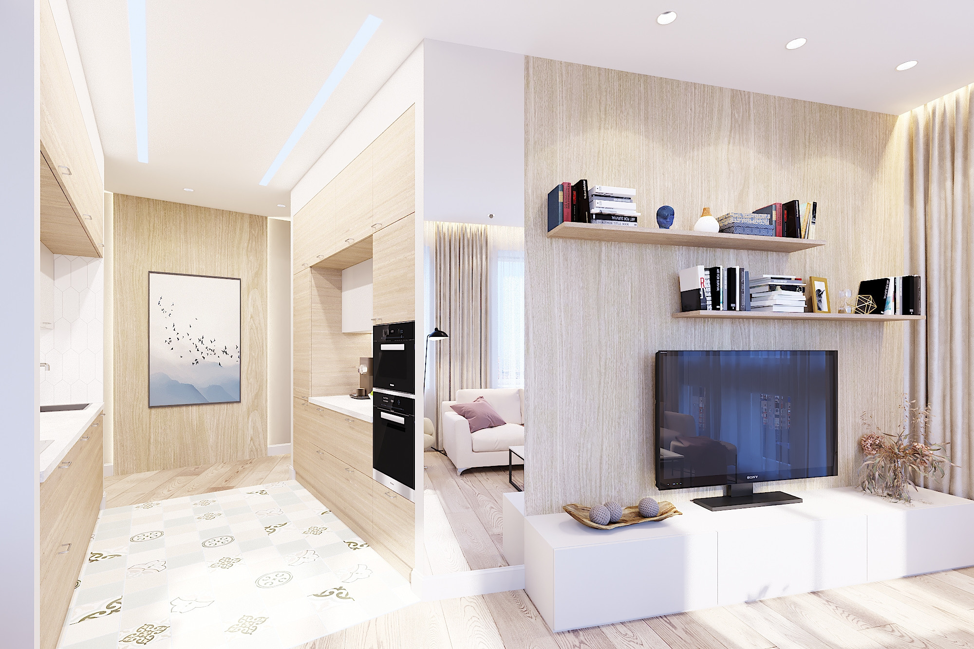 ЖК Велтон Парк. 3-к квартира. 93 м². Авторский дизайн интерьера