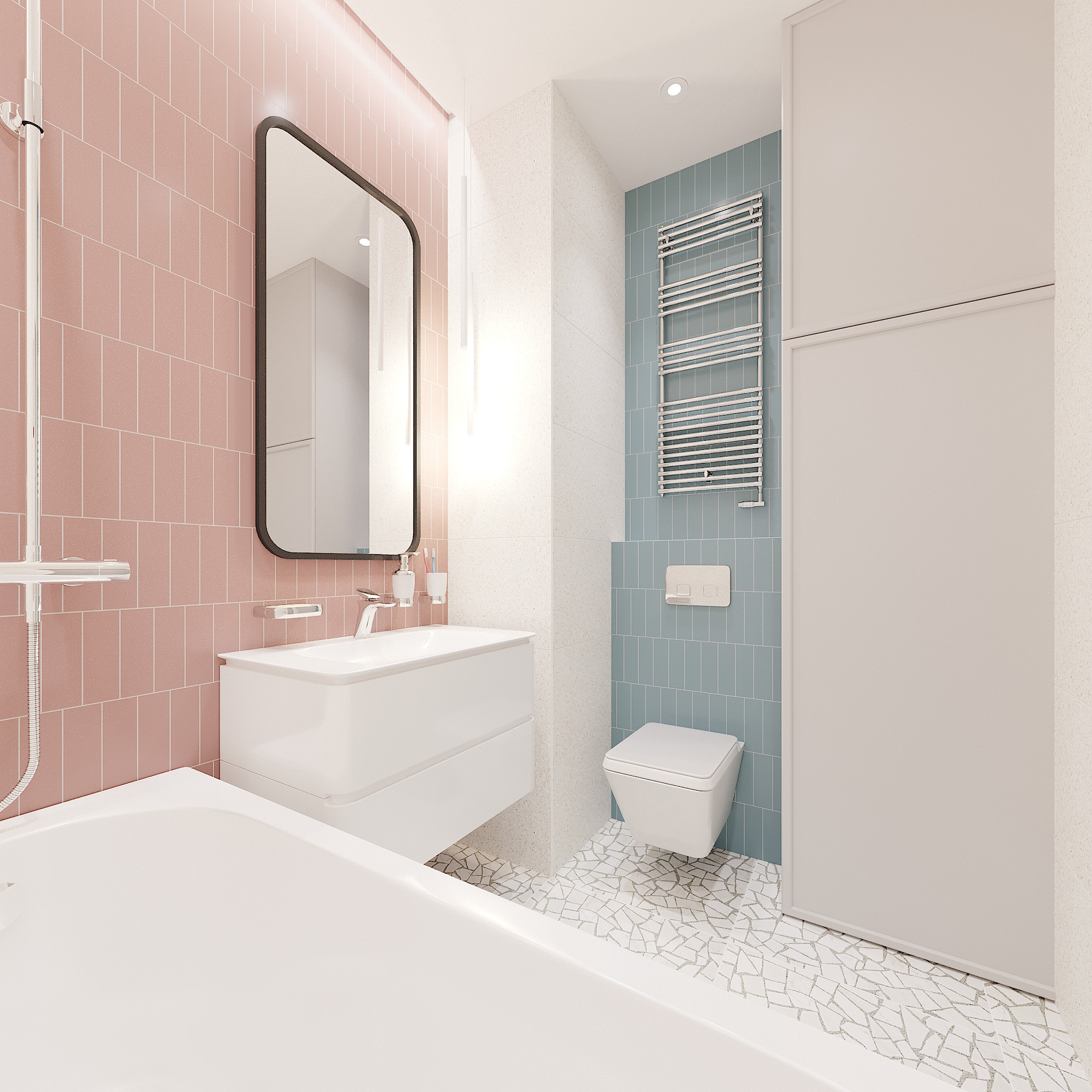 ЖК Рассказово. 2-к квартира. 70 м². Авторский дизайн интерьера