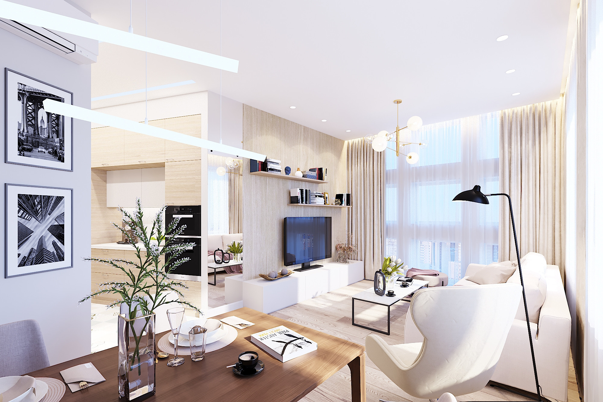 ЖК Велтон Парк. 3-к квартира. 93 м². Авторский дизайн интерьера