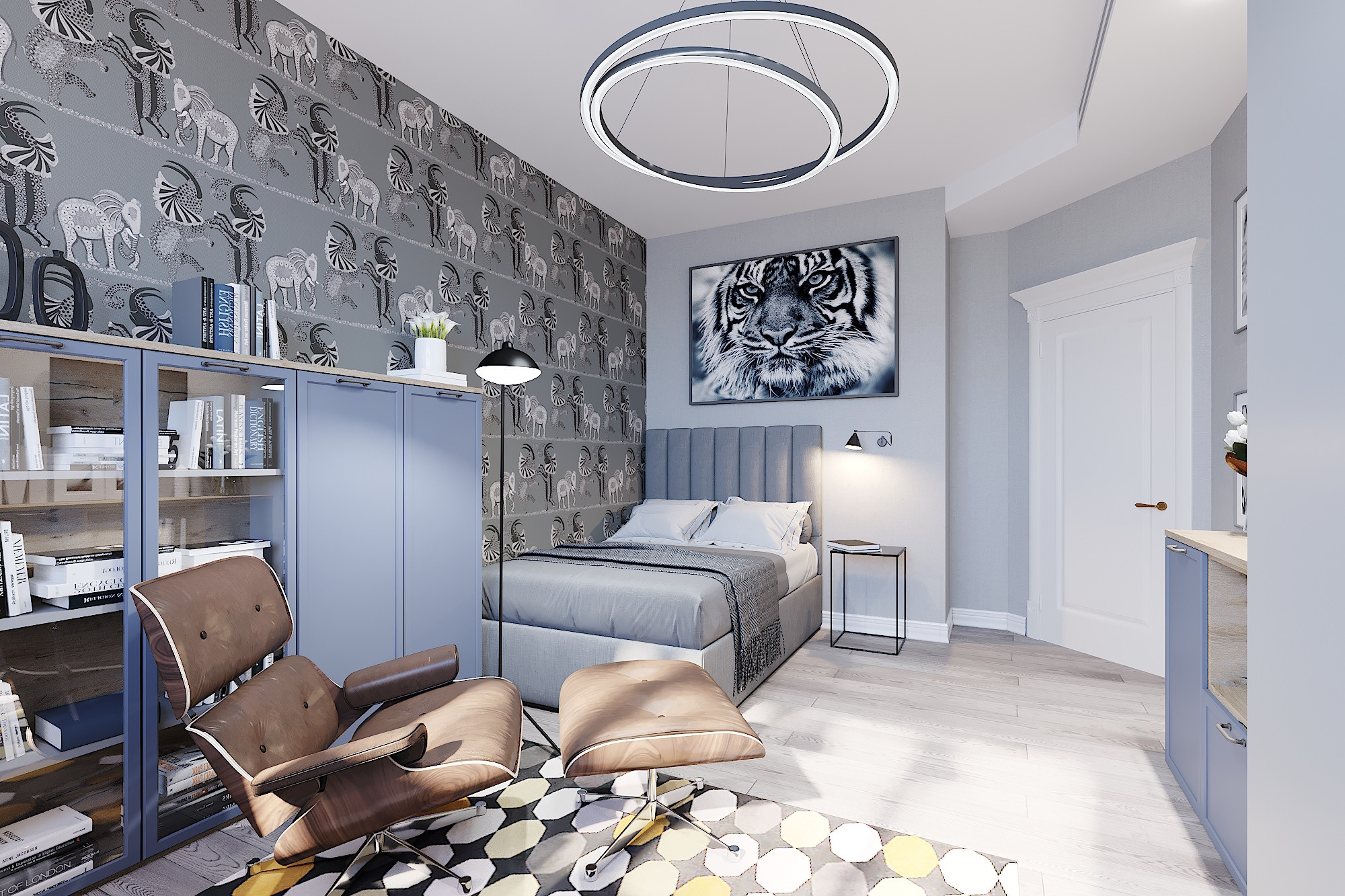 ЖК Дубровка. 4-к квартира.181 м². Авторский дизайн интерьера