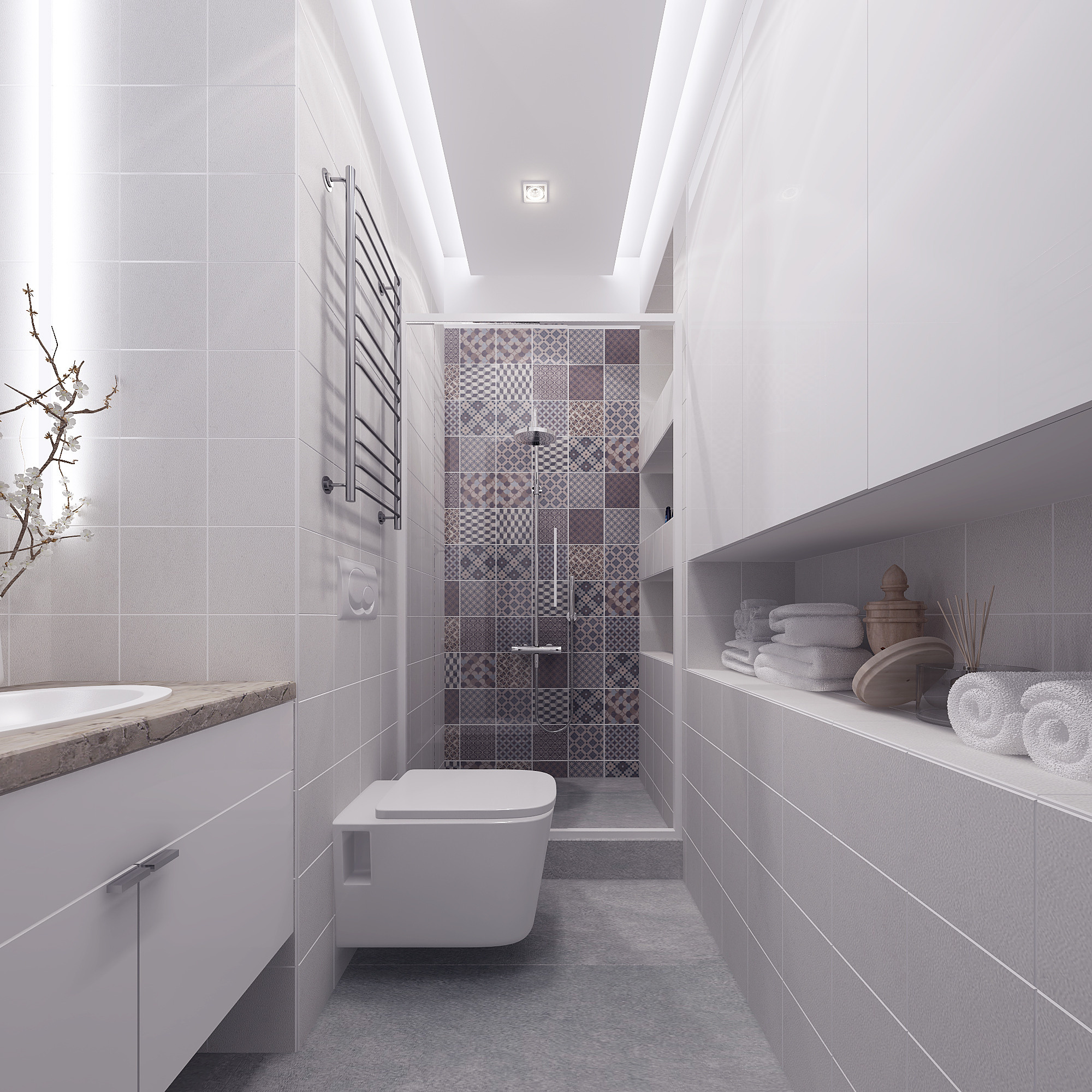 ЖК Триколор. 3-к квартира. 115 м². Авторский дизайн интерьера